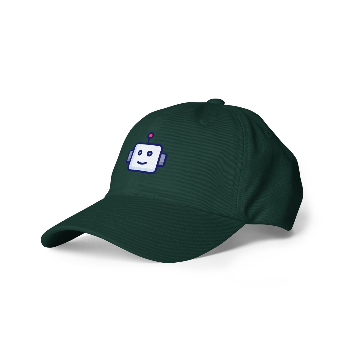 Robot - Retro Head Edition - Cap - Baseball Cap - Spruce - Left front