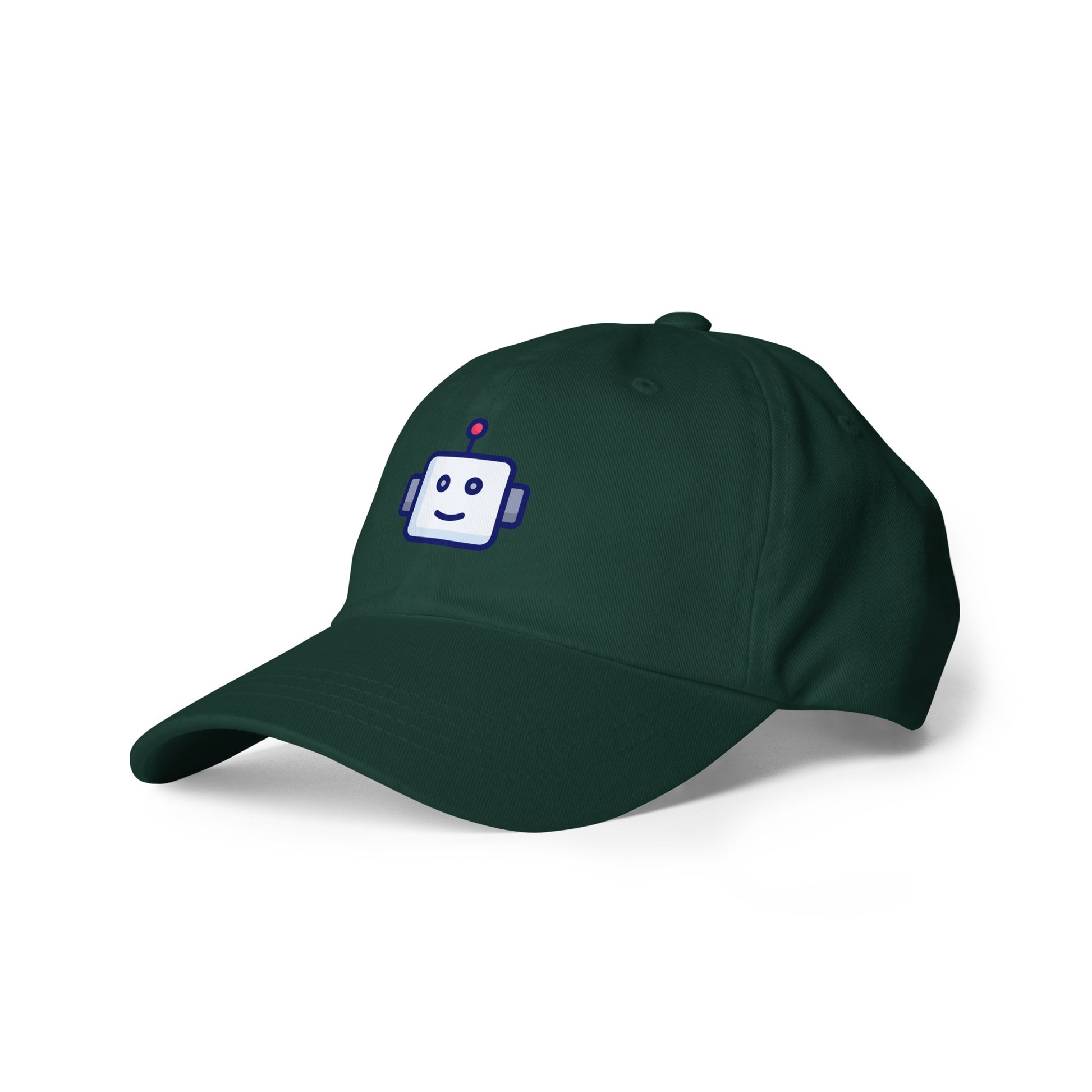 Robot - Retro Head Edition - Cap - Baseball Cap - Spruce - Left front