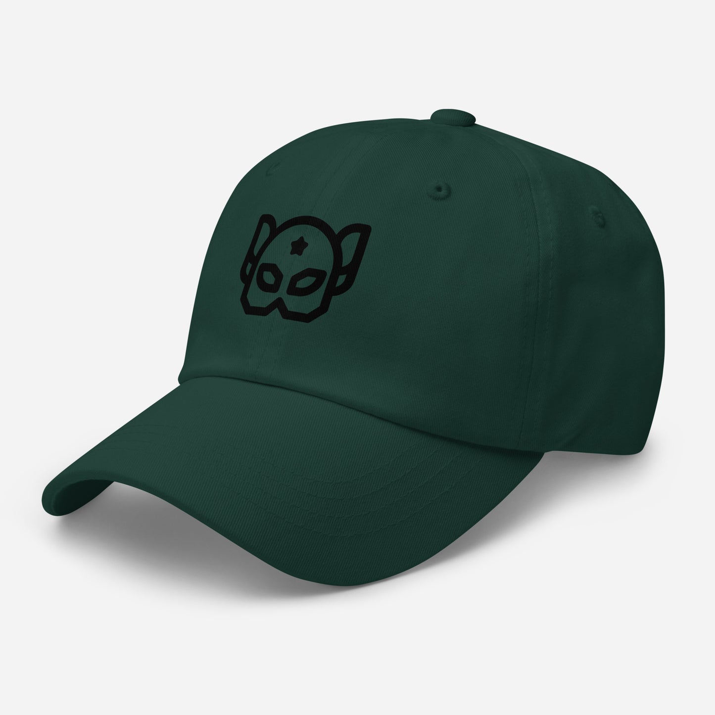 Hero Mask - “Galactic Guardian” - Cap - Baseball Cap - Spruce - Left Front