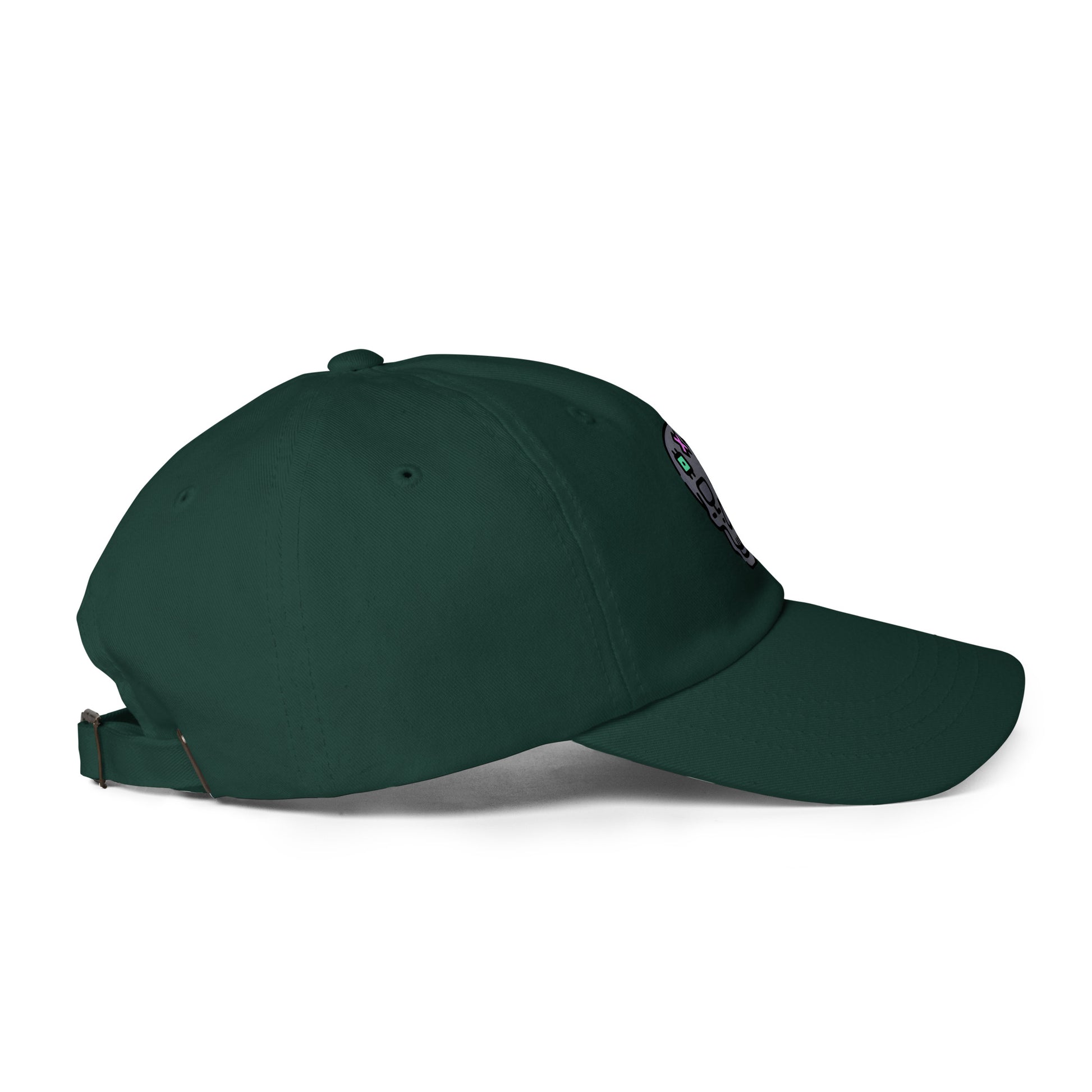Cartoon Skull - Future Shock Style - Cap - Baseball Cap - Spruce - Right side