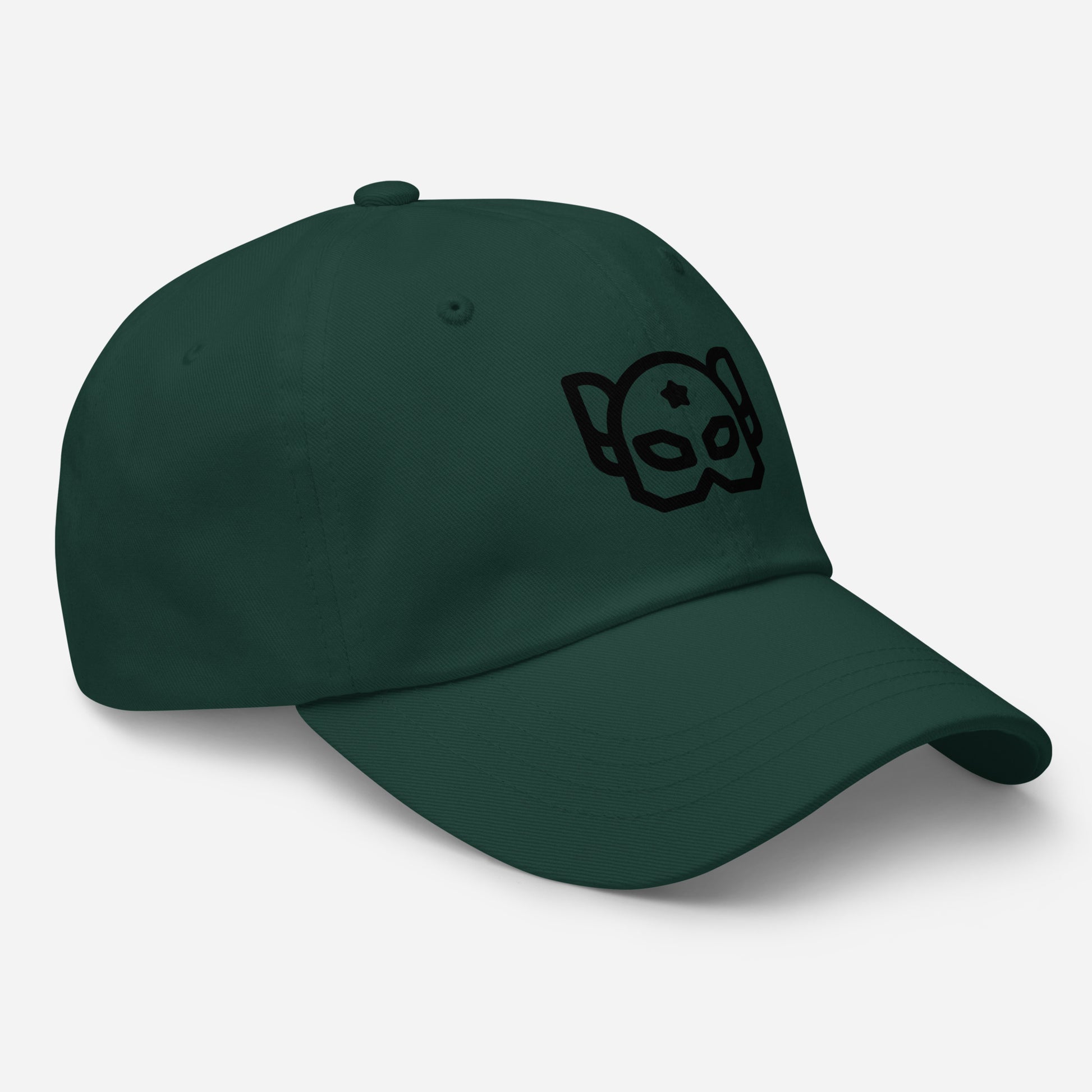 Hero Mask - “Galactic Guardian” - Cap - Baseball Cap - Spruce - Right front