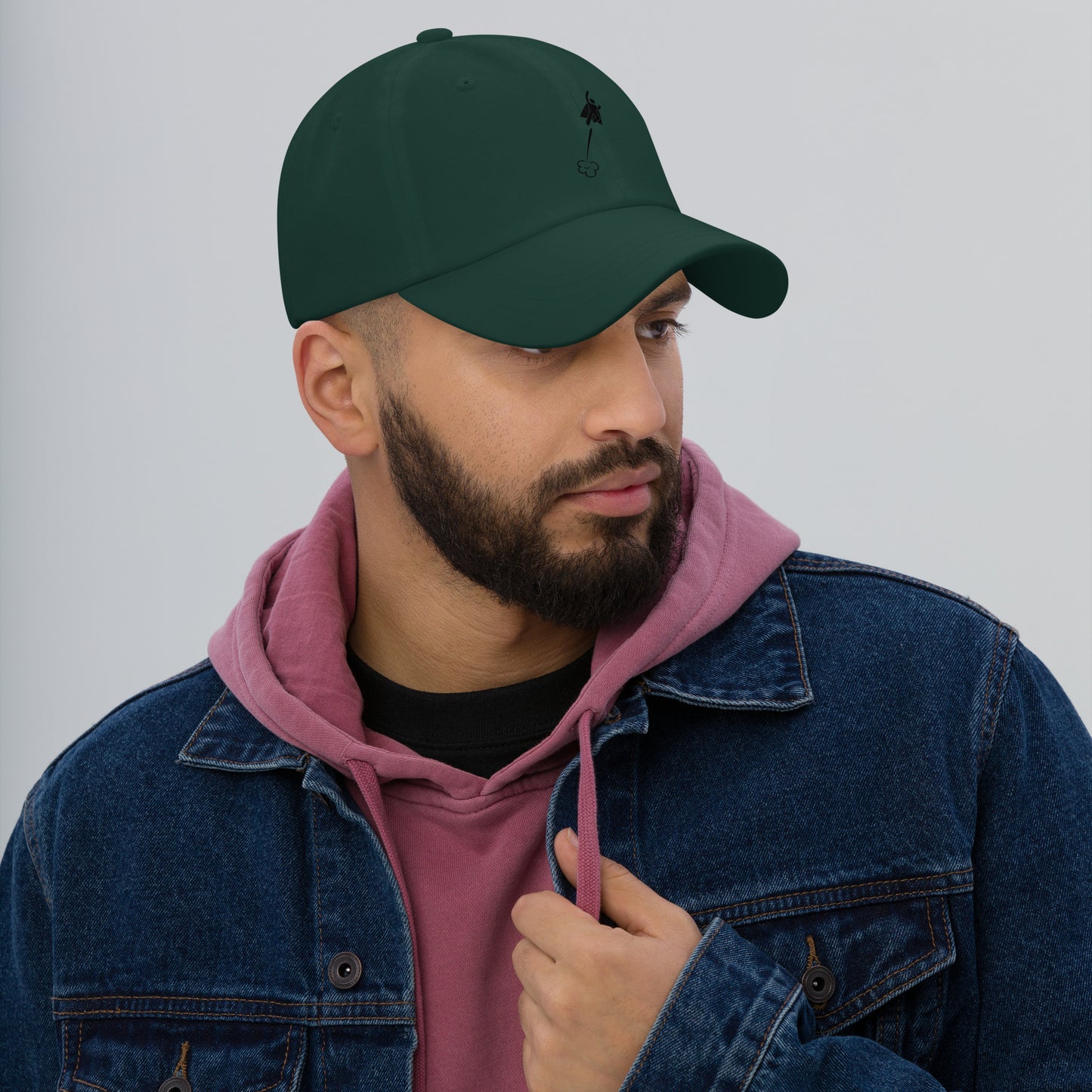 Duty Calls - Up, Up And Gone - Cap - Baseball Cap - Spruce - Right front