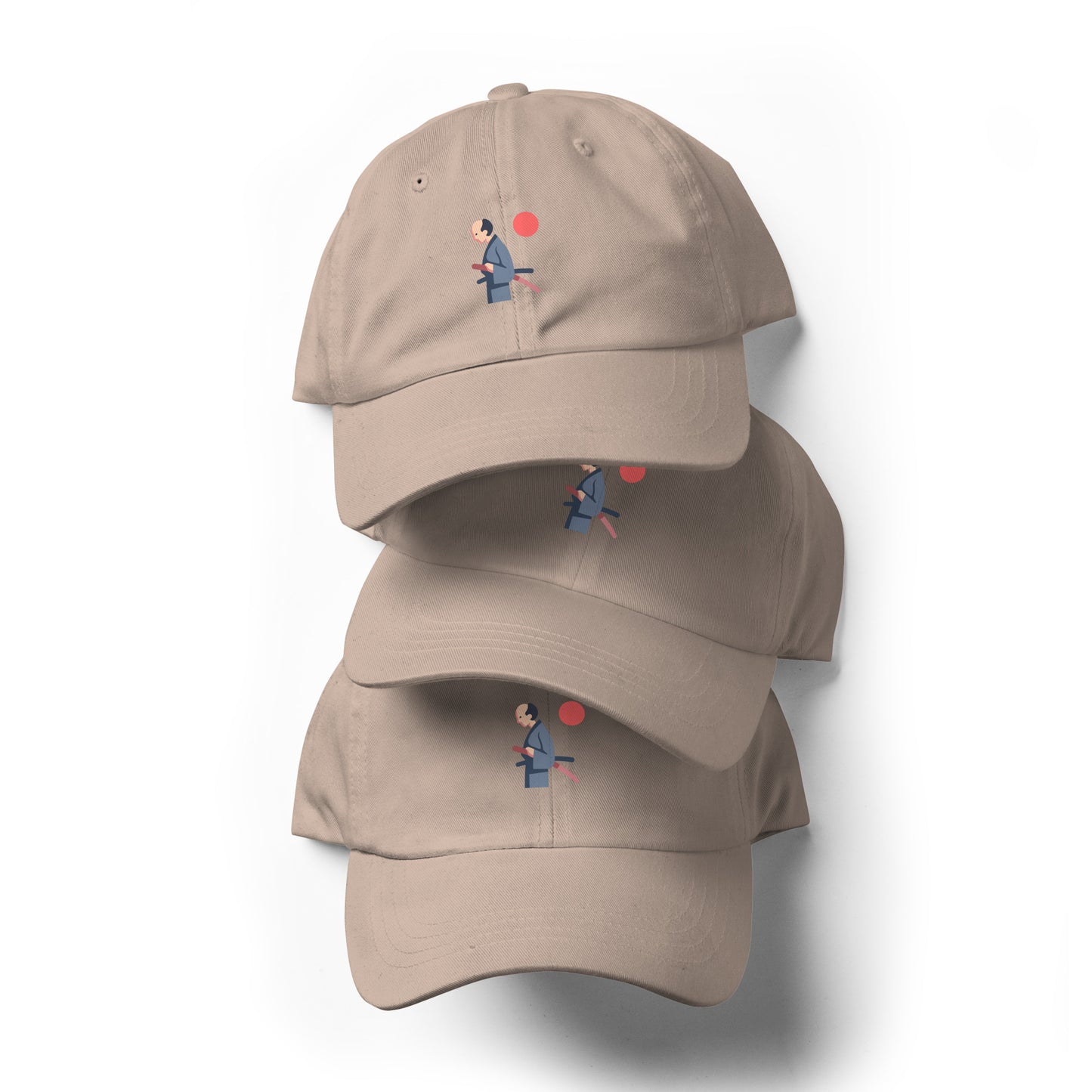 Samurai - Honour In Silence - Cap - Baseball Cap - Stone - Front