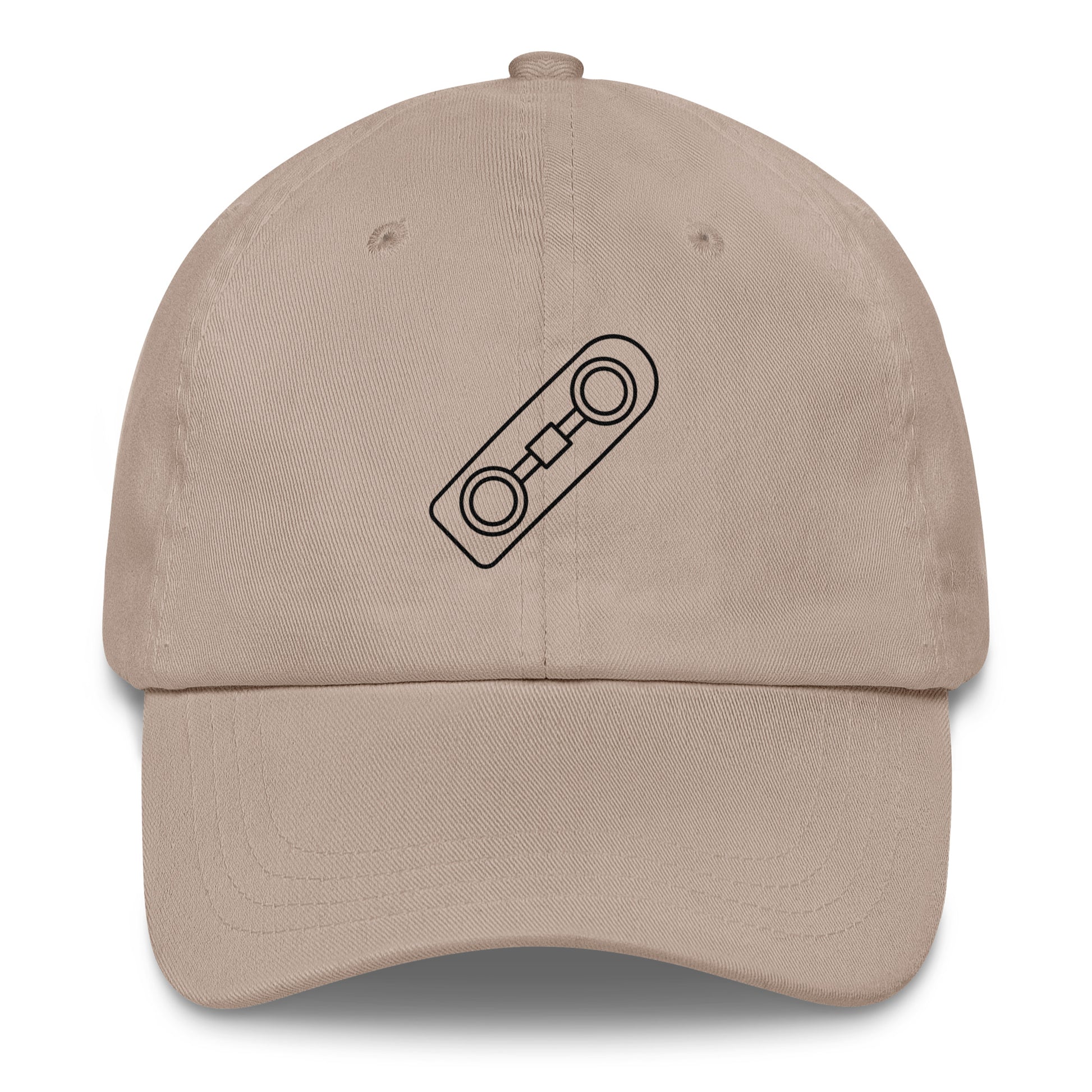 Hoverboard - Minimalist Design - Cap - Baseball Cap - Stone - Front
