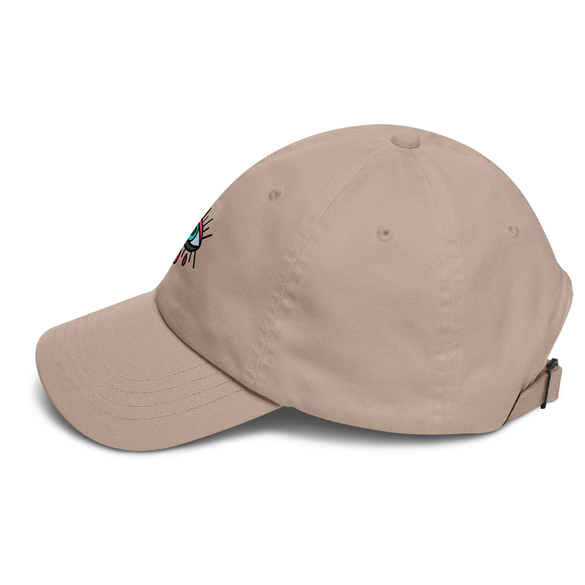Eye - Modern Minimalism - Cap - Baseball Cap - Stone - Left side
