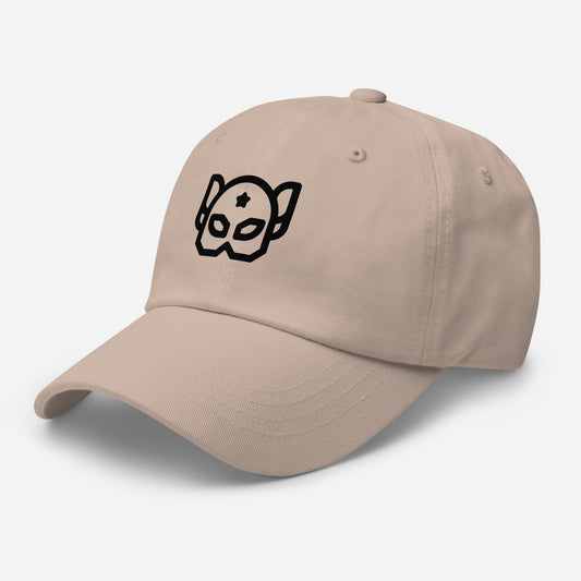 Hero Mask - “Galactic Guardian” - Cap - Baseball Cap - Stone - Left front