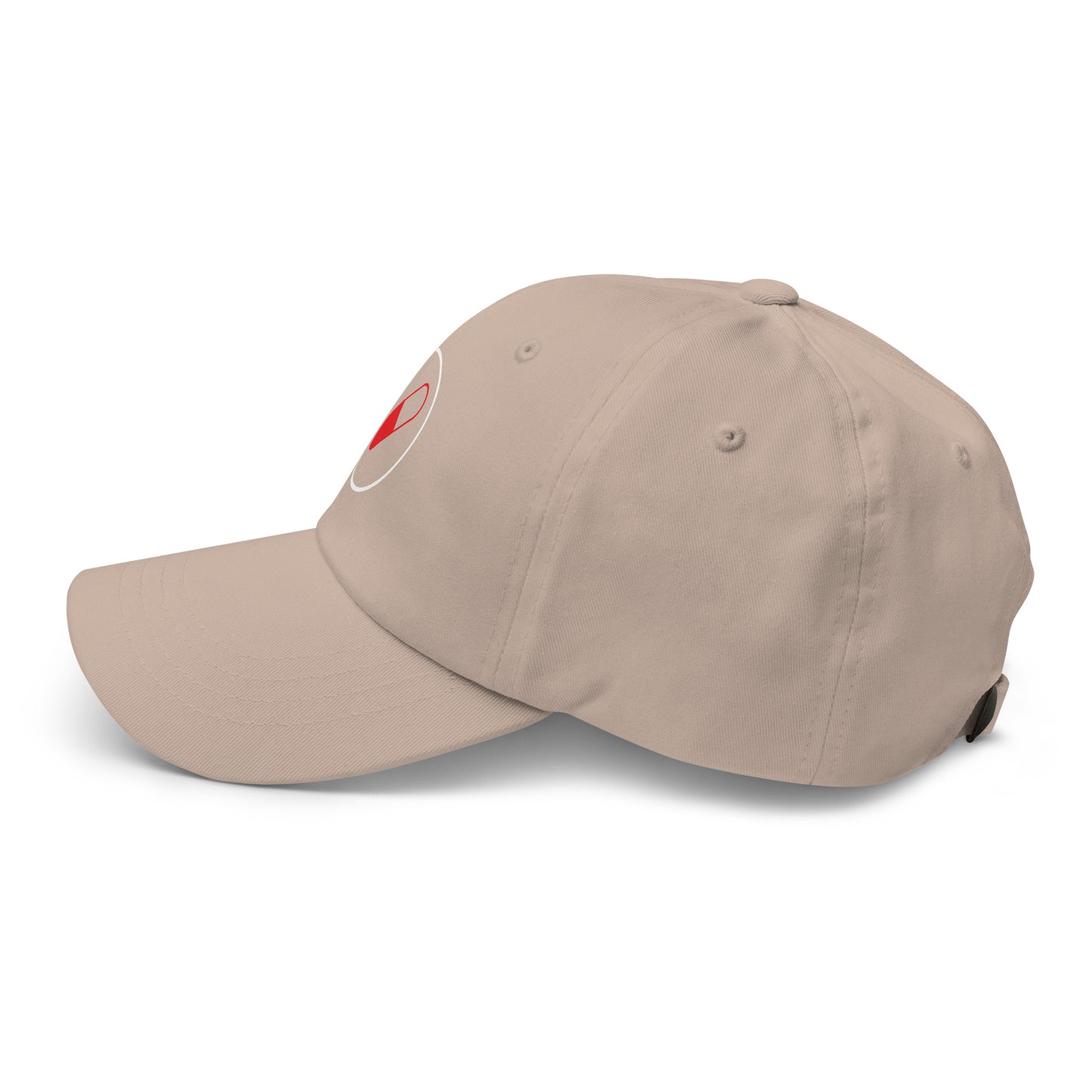 Red Pill - Sci-Fi Tribute - Cap - Baseball Cap - Stone - Left side