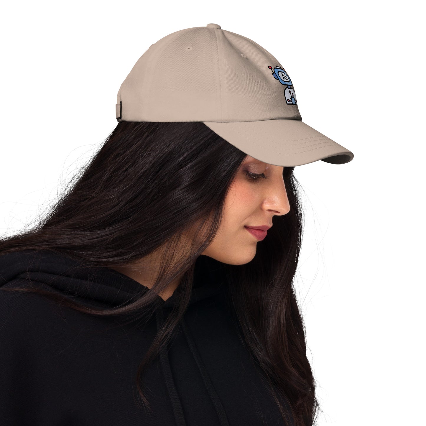 AI - Future Meets Fashion - Cap - Baseball Cap - Stone - Right side