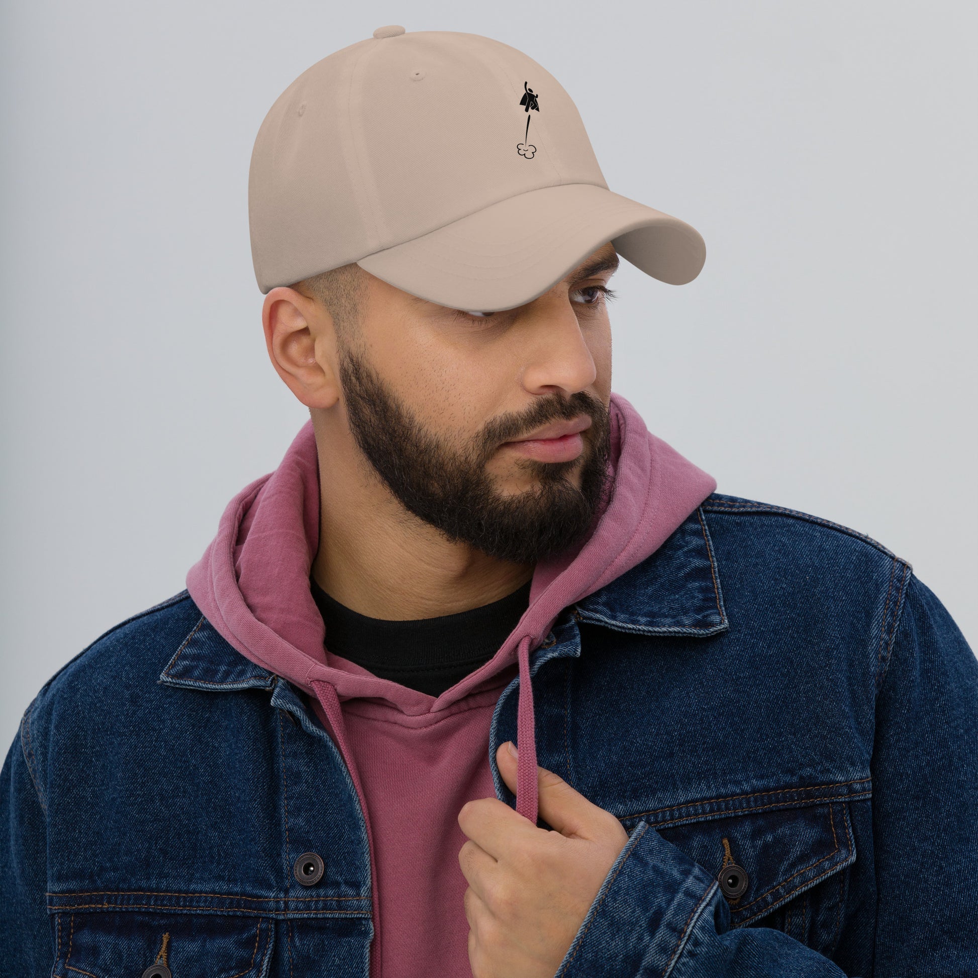 Duty Calls - Up, Up And Gone - Cap - Baseball Cap - Stone - Right front