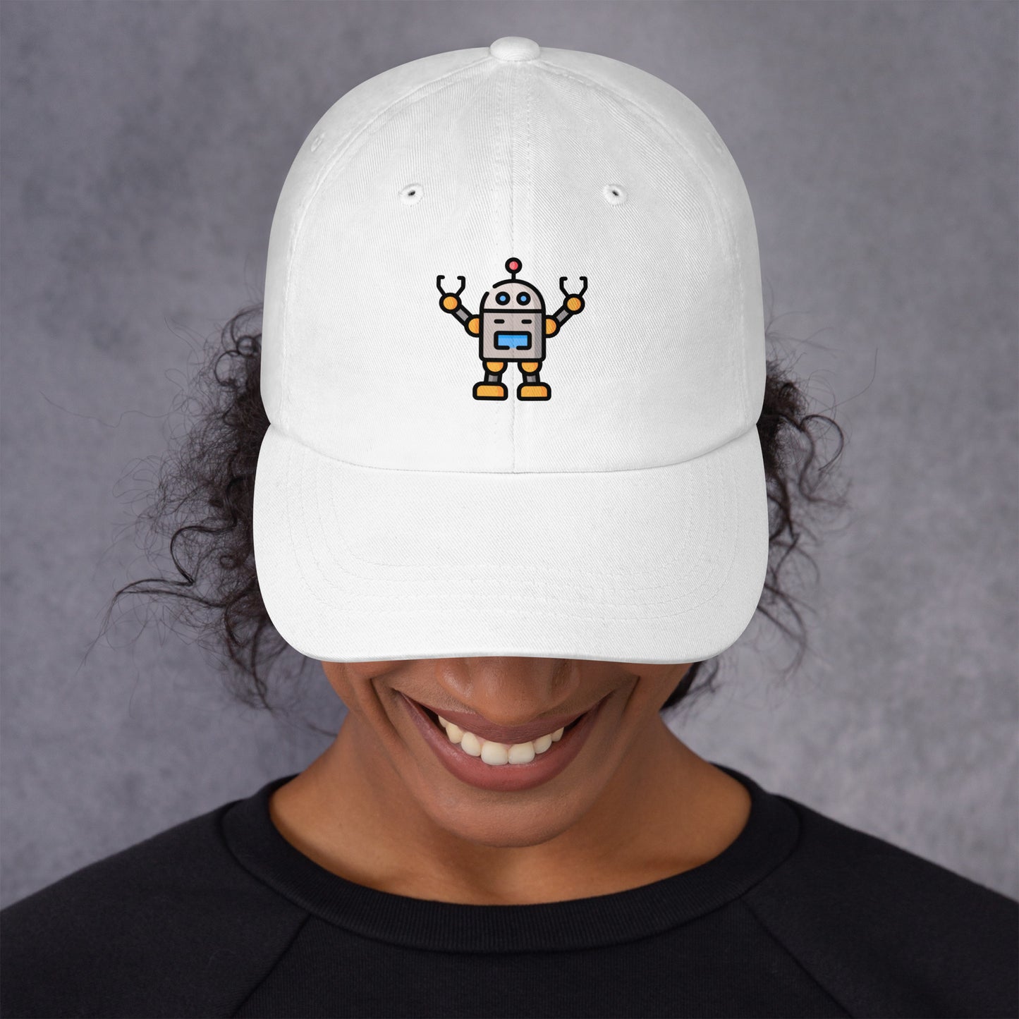 Robbie - Classic Space Guardian - Cap - Baseball Cap - White - Front