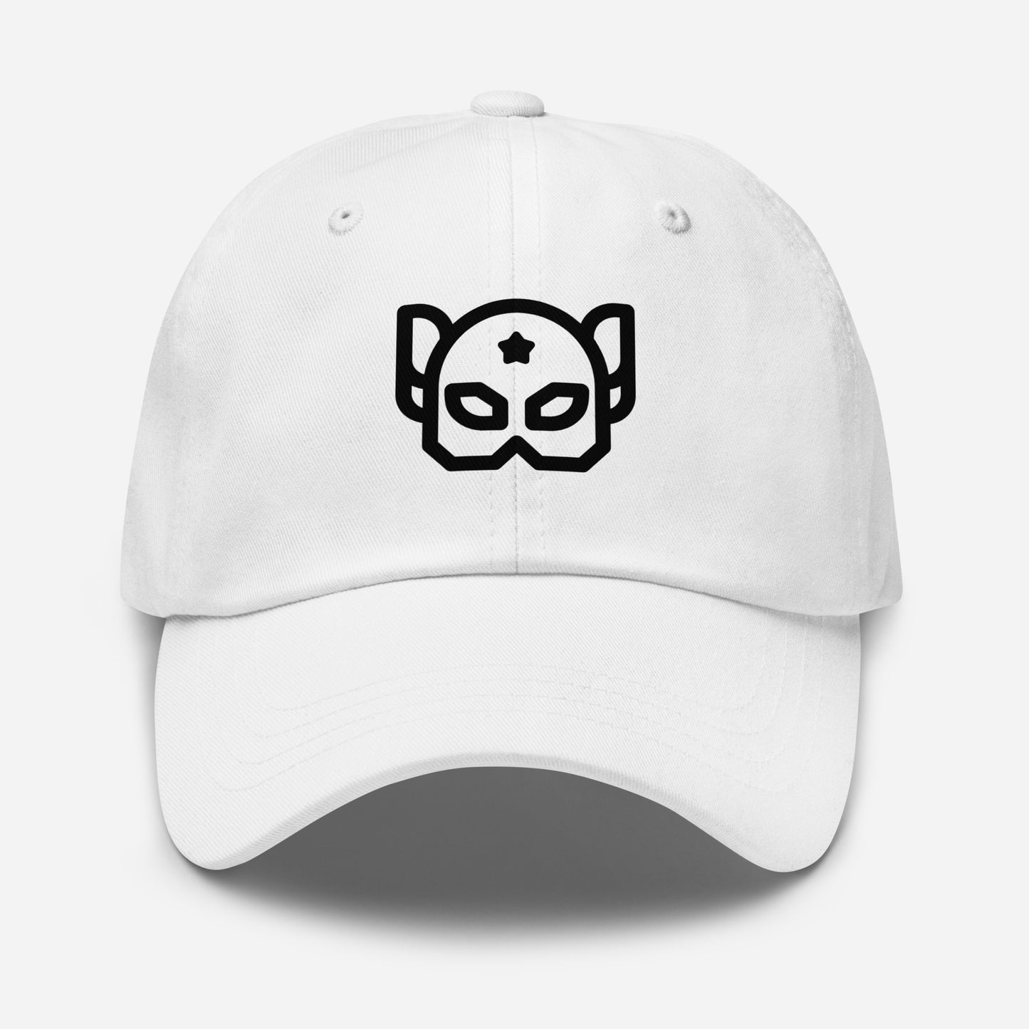 Hero Mask - “Galactic Guardian” - Cap - Baseball Cap - White - Front