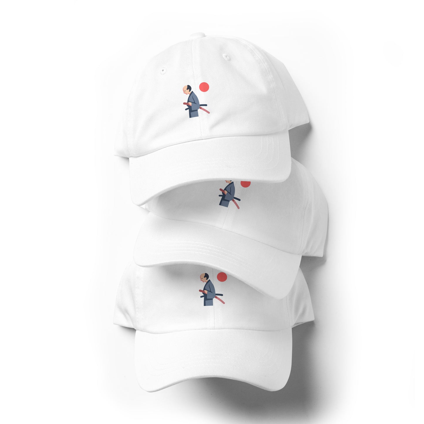 Samurai - Honour In Silence - Cap - Baseball Cap - White - Front
