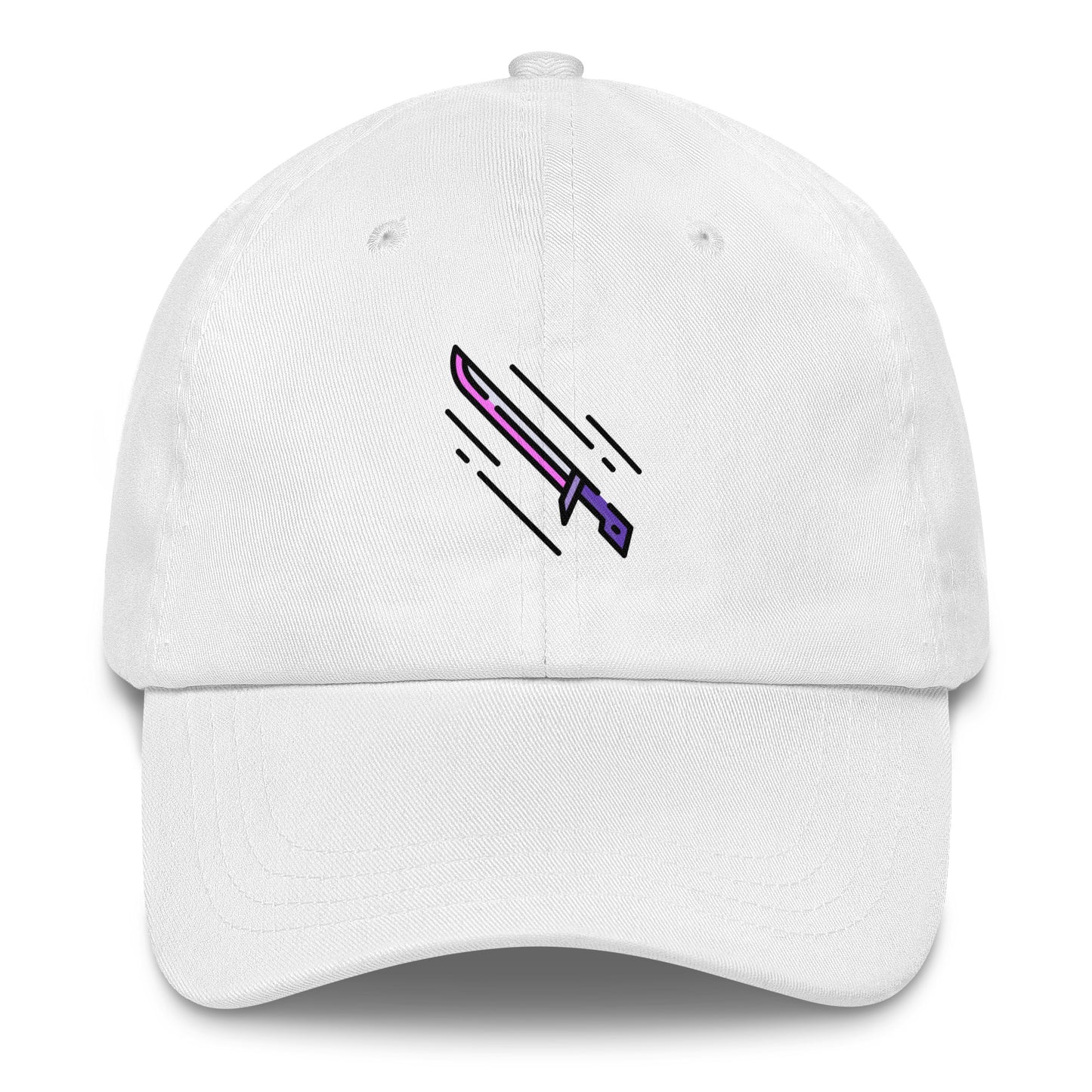 Cyber Sword - Futuristic Tech - Cap - Baseball Cap - White - Front