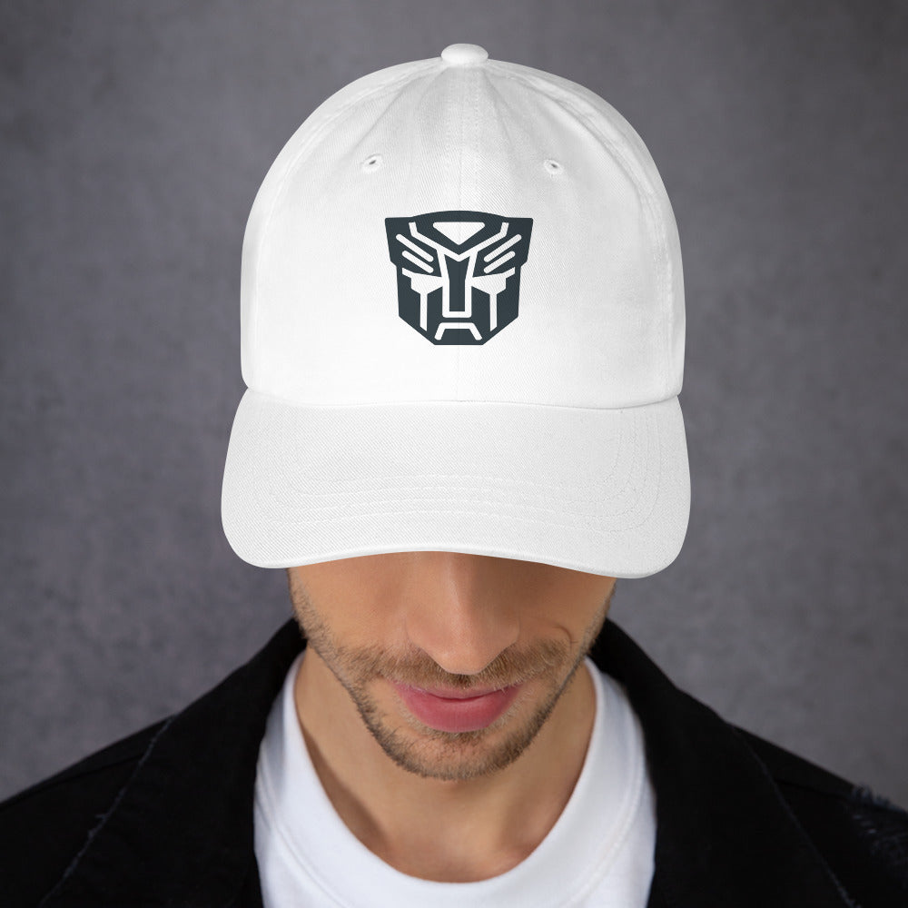 Tranzforma 1B - Minimalist Insignia - Cap - Baseball Cap - White - Front