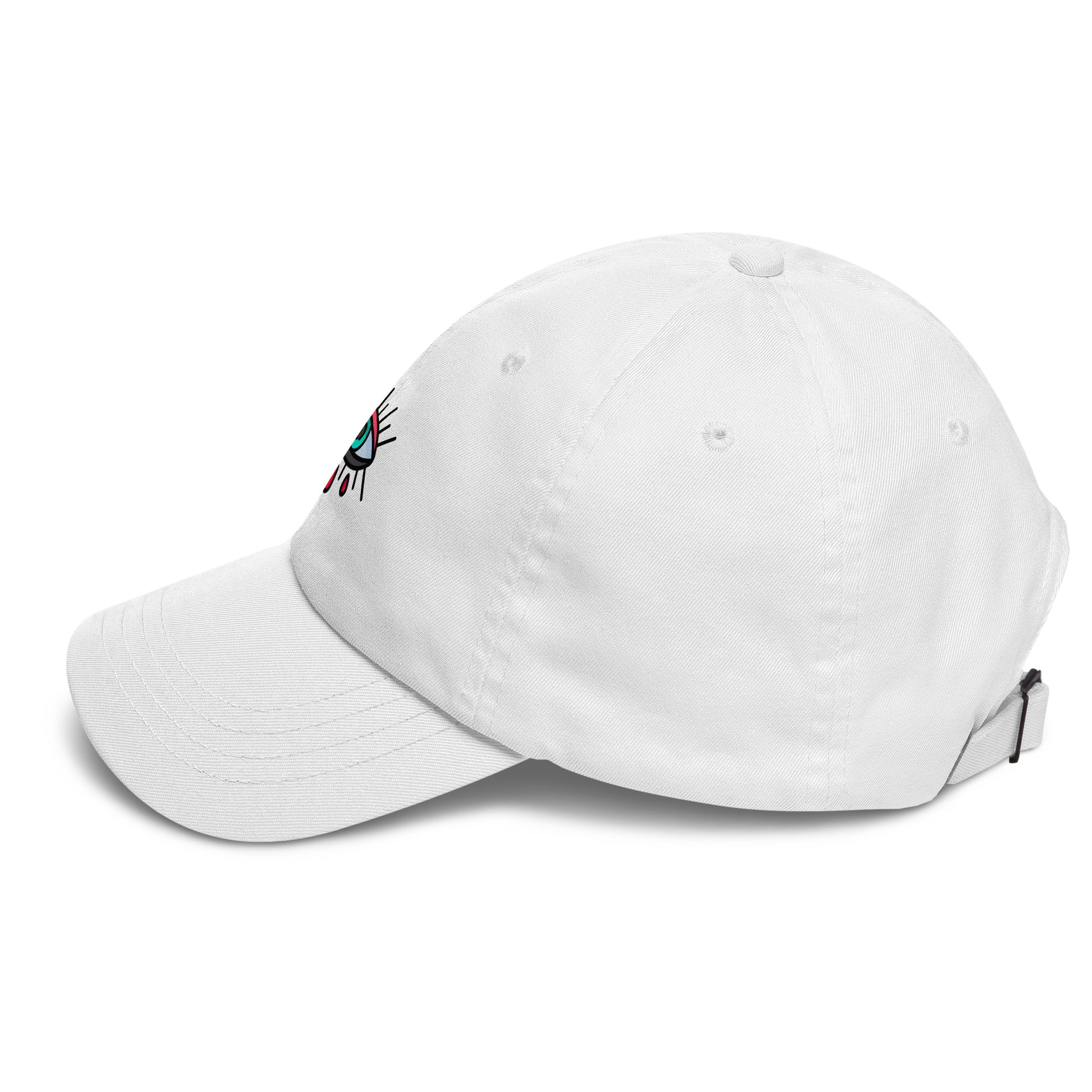 Eye - Modern Minimalism - Cap - Baseball Cap - White - Left side