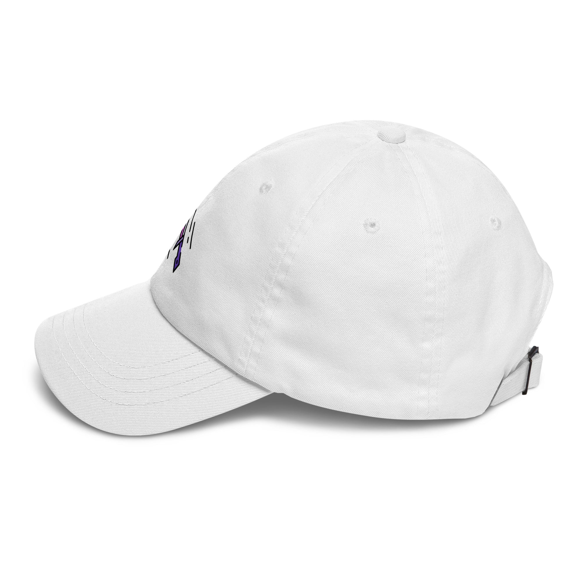 Cyber Sword - Futuristic Tech - Cap - Baseball Cap - White - Left side
