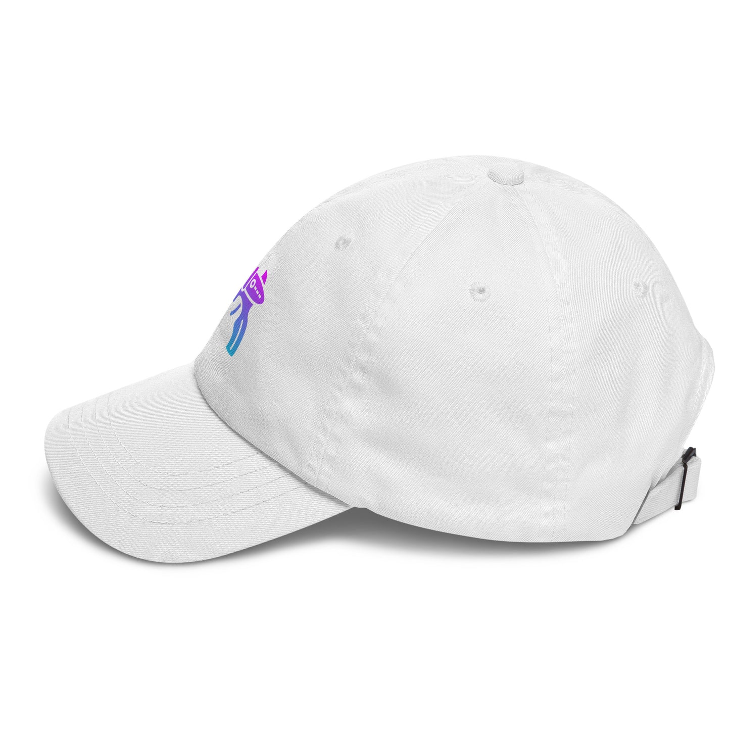 Ray Gun - Retro Sci-Fi Style - Cap - Baseball Cap - White - Left side