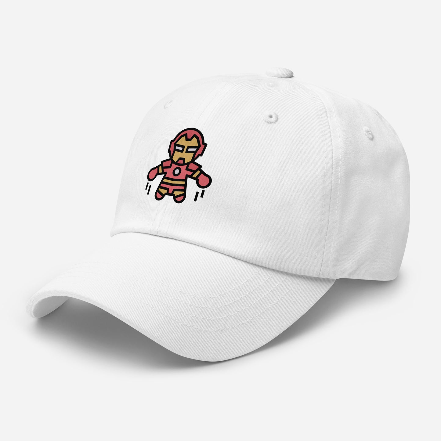 The Man - Armoured & Awesome - Cap - Baseball Cap - White - Left front