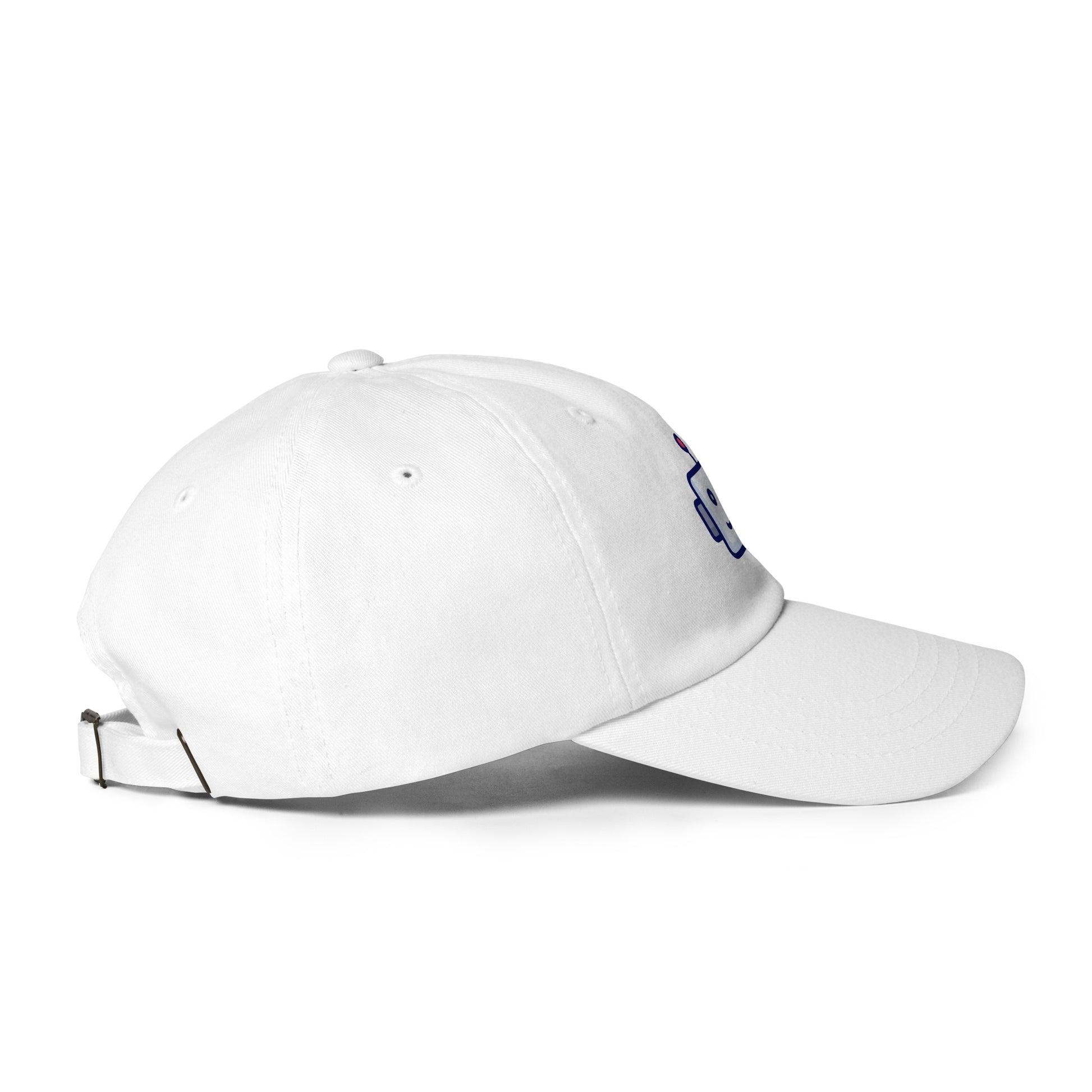 Robot - Retro Head Edition - Cap - Baseball Cap - White - Right side