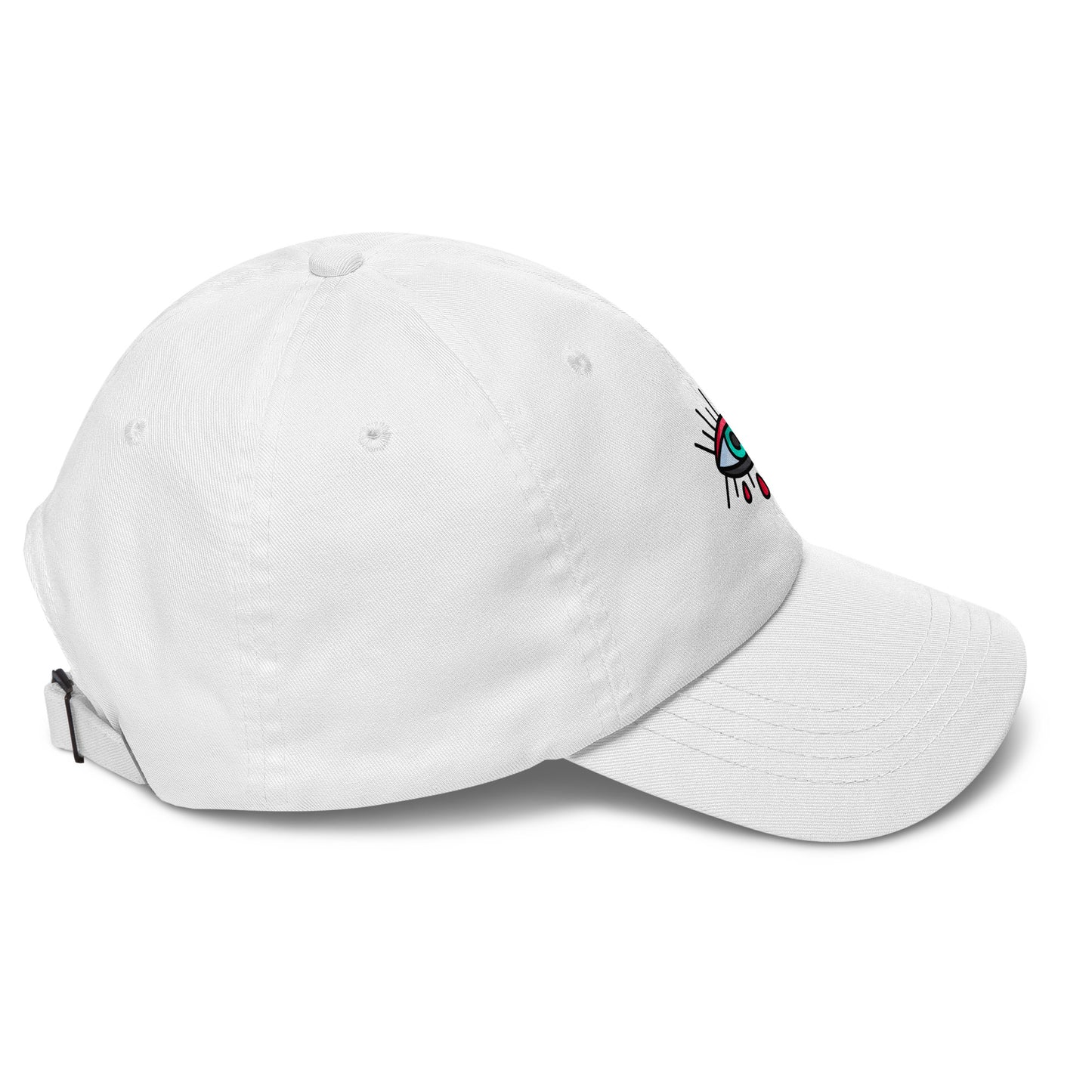 Eye - Modern Minimalism - Cap - Baseball Cap - White - Right side