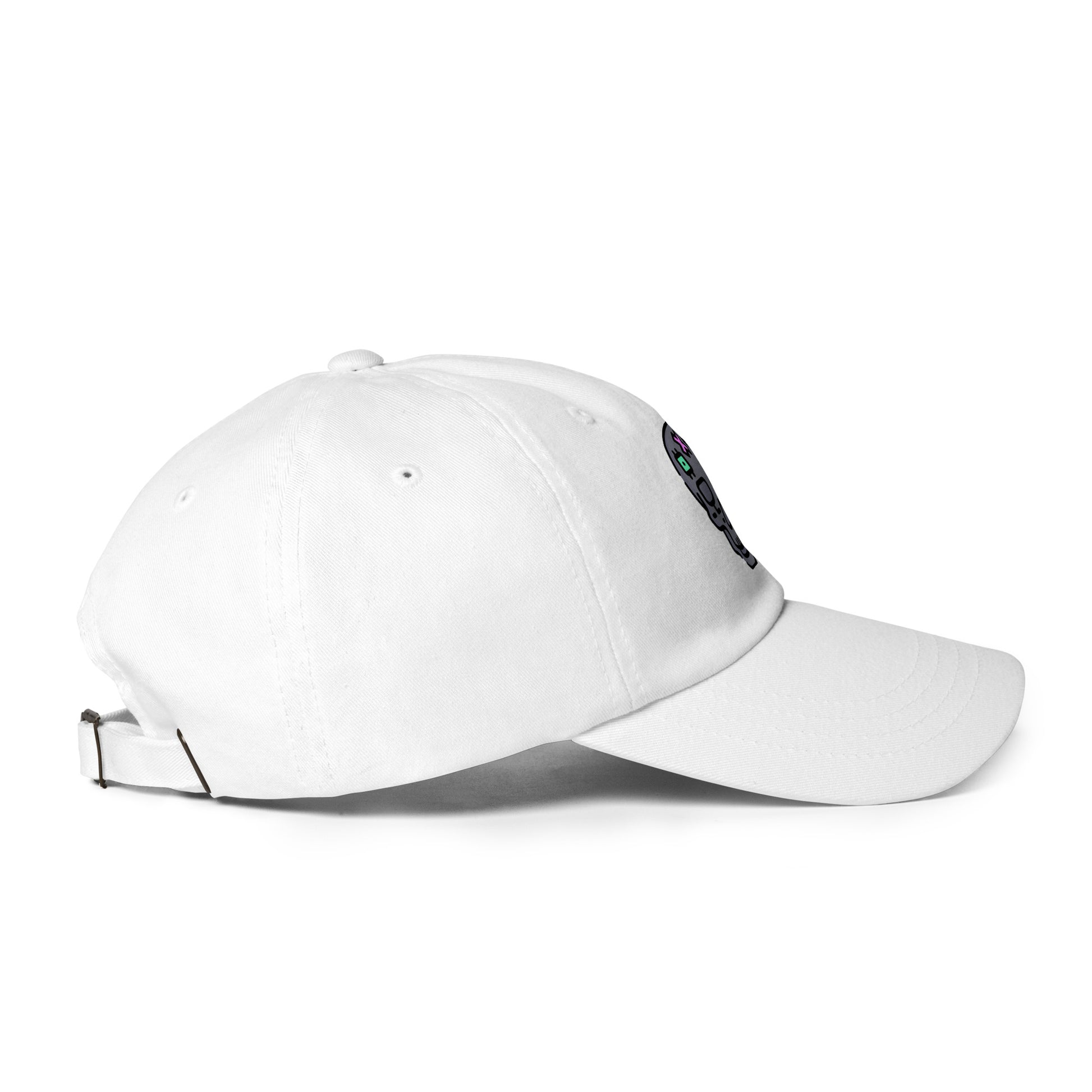 Cartoon Skull - Future Shock Style - Cap - Baseball Cap - White - Right side