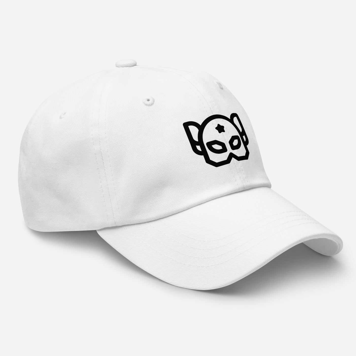 Hero Mask - “Galactic Guardian” - Cap - Baseball Cap - White - Right front