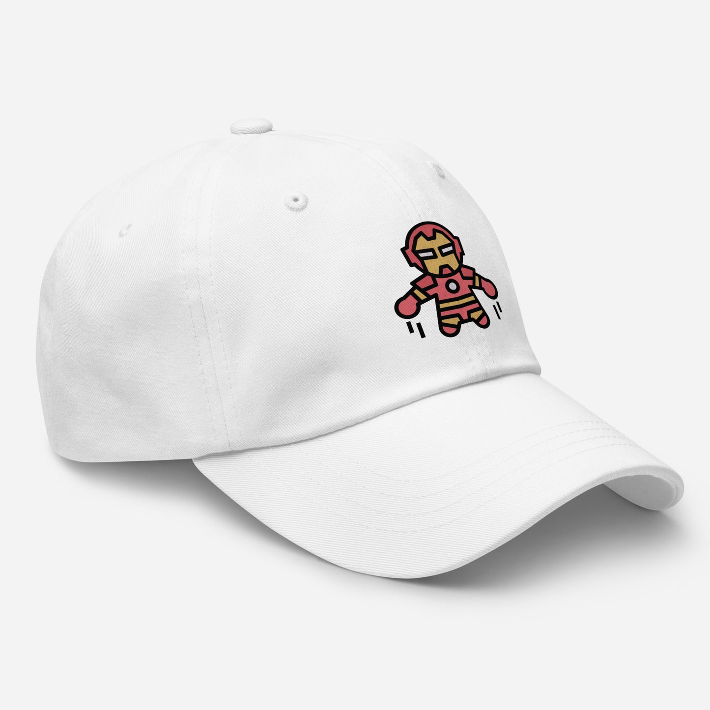 The Man - Armoured & Awesome - Cap - Baseball Cap - White - Right front