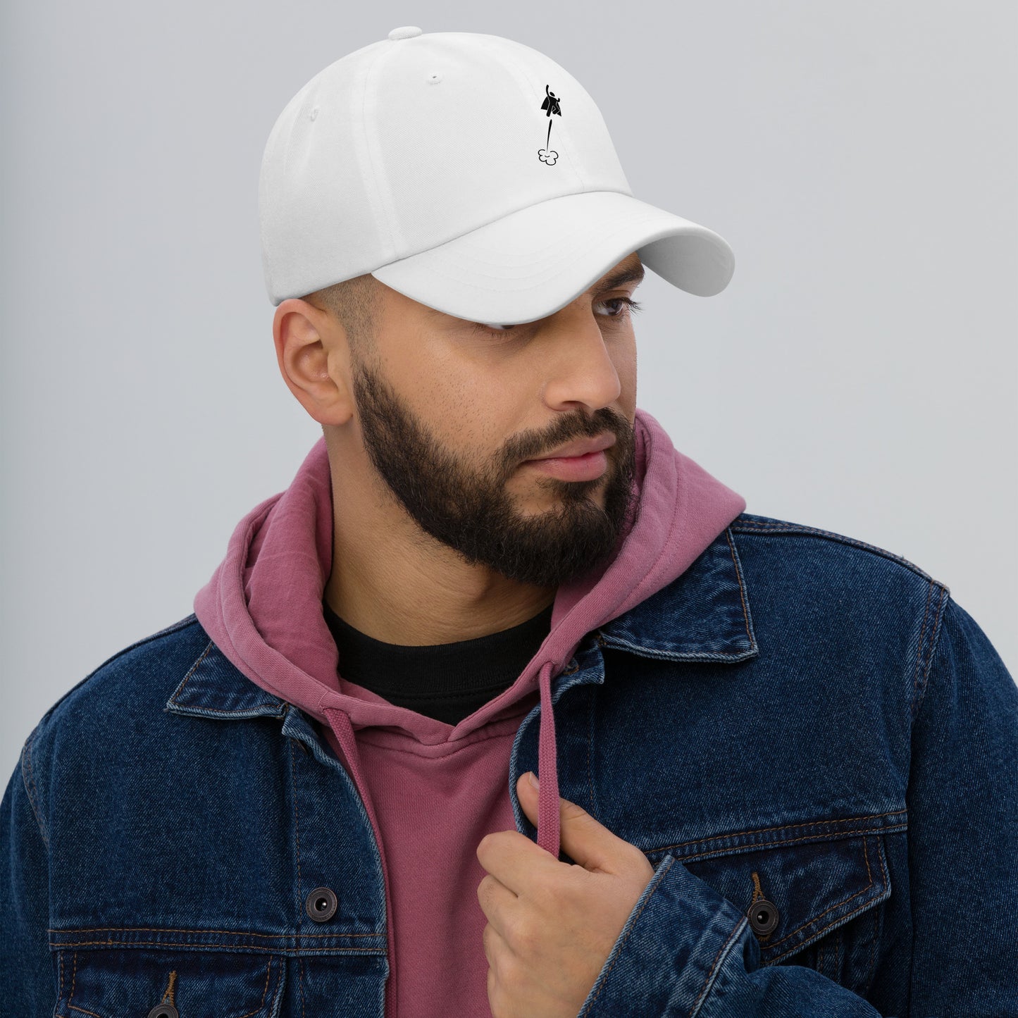 Duty Calls - Up, Up And Gone - Cap - Baseball Cap - White - Right front