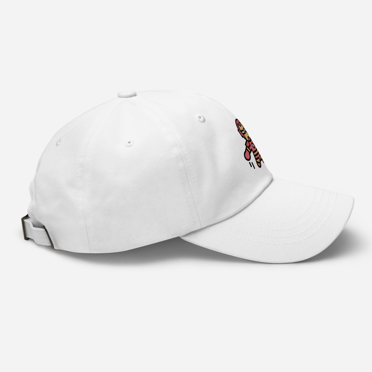 The Man - Armoured & Awesome - Cap - Baseball Cap - White - Right side
