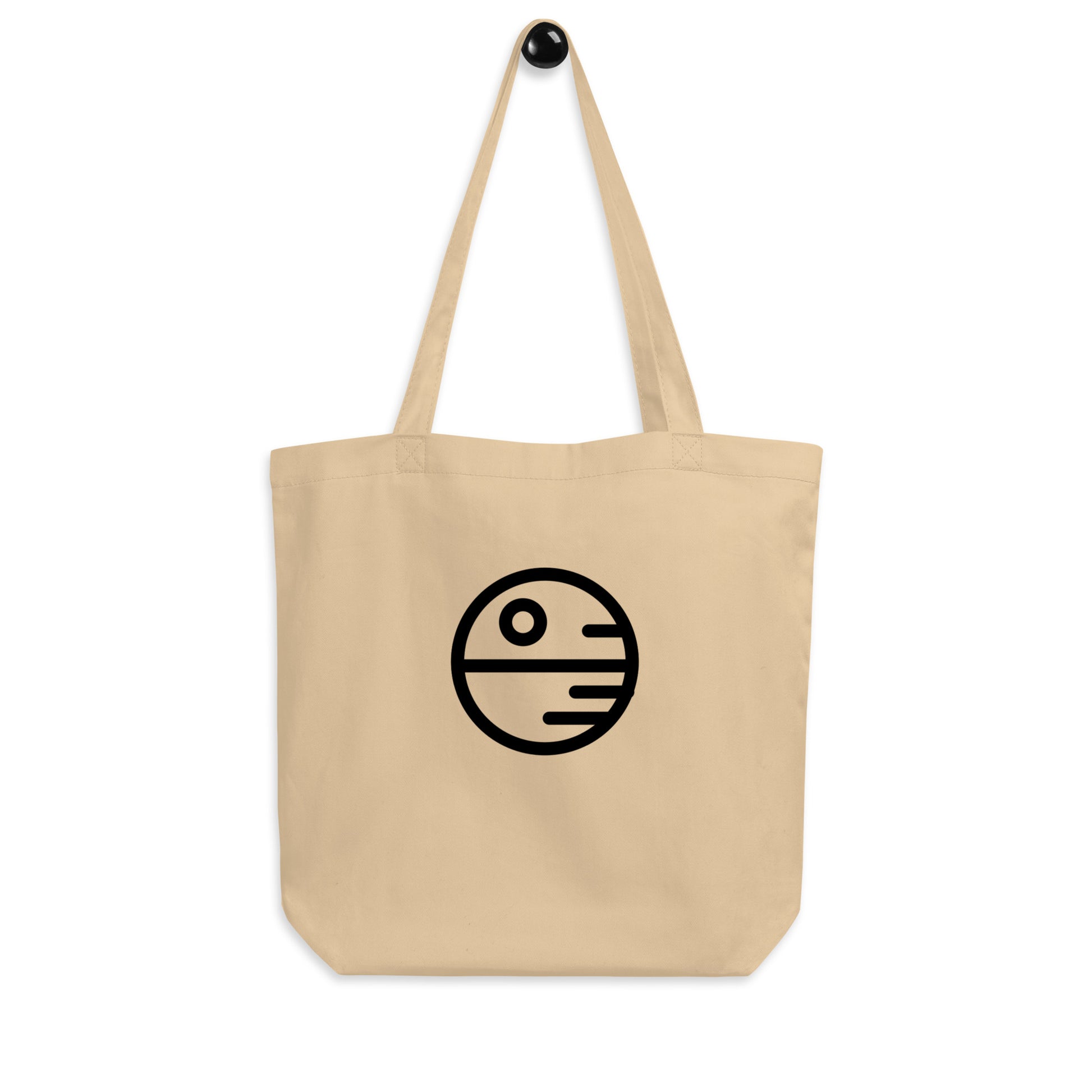 D Star - "Galactic Station" - Eco Tote Bag - Everyday Bag/Shopping Bag - Oyster - Front