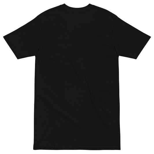 Up Front - Bold Humour - Short-Sleeve - Premium Heavyweight - Unisex T-Shirt - Graphic Tee - Black - Back