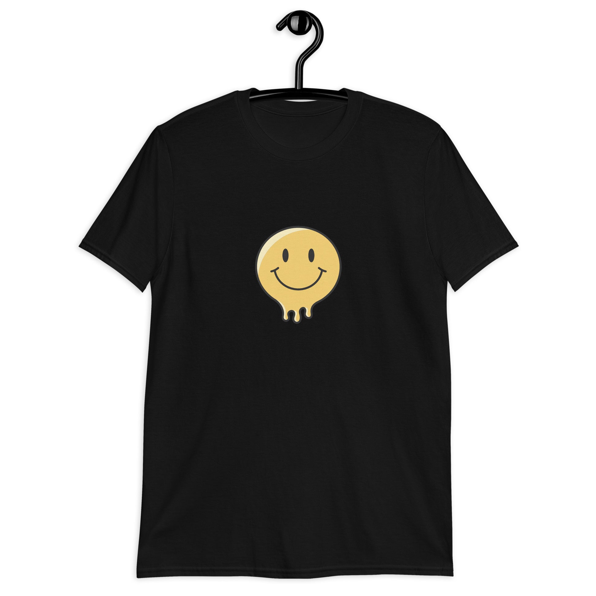 Smiley - Meltdown Edition - Short-Sleeve Unisex T-Shirt - Graphic Tee - Black - Front
