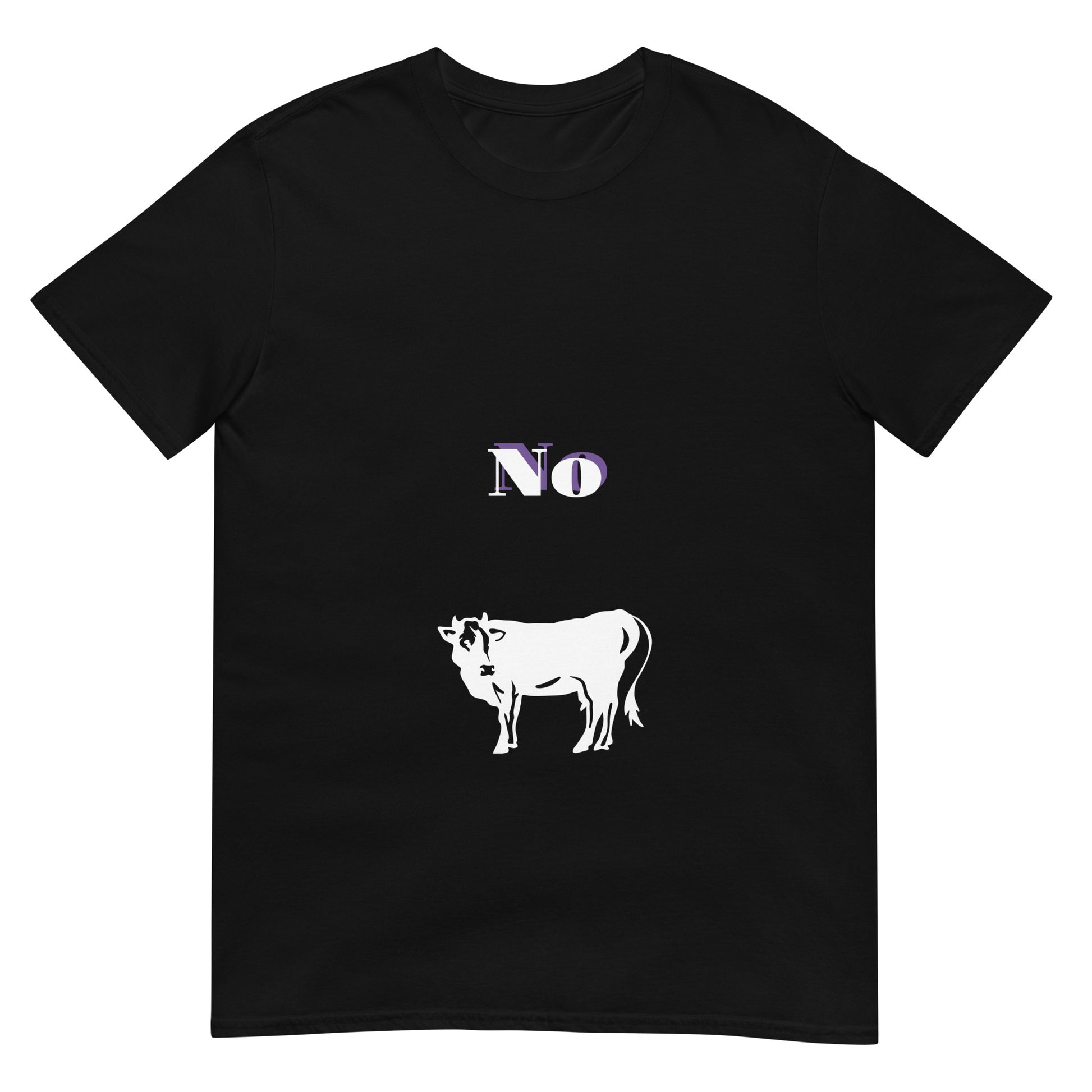 No Bull - Bold (and cheeky) Statement - Short-Sleeve Unisex T-Shirt - Graphic Tee - Black - Front