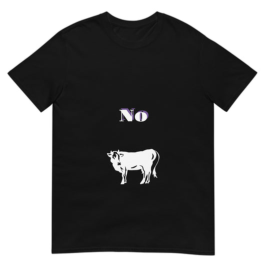 No Bull - Bold (and cheeky) Statement - Short-Sleeve Unisex T-Shirt - Graphic Tee - Black - Front