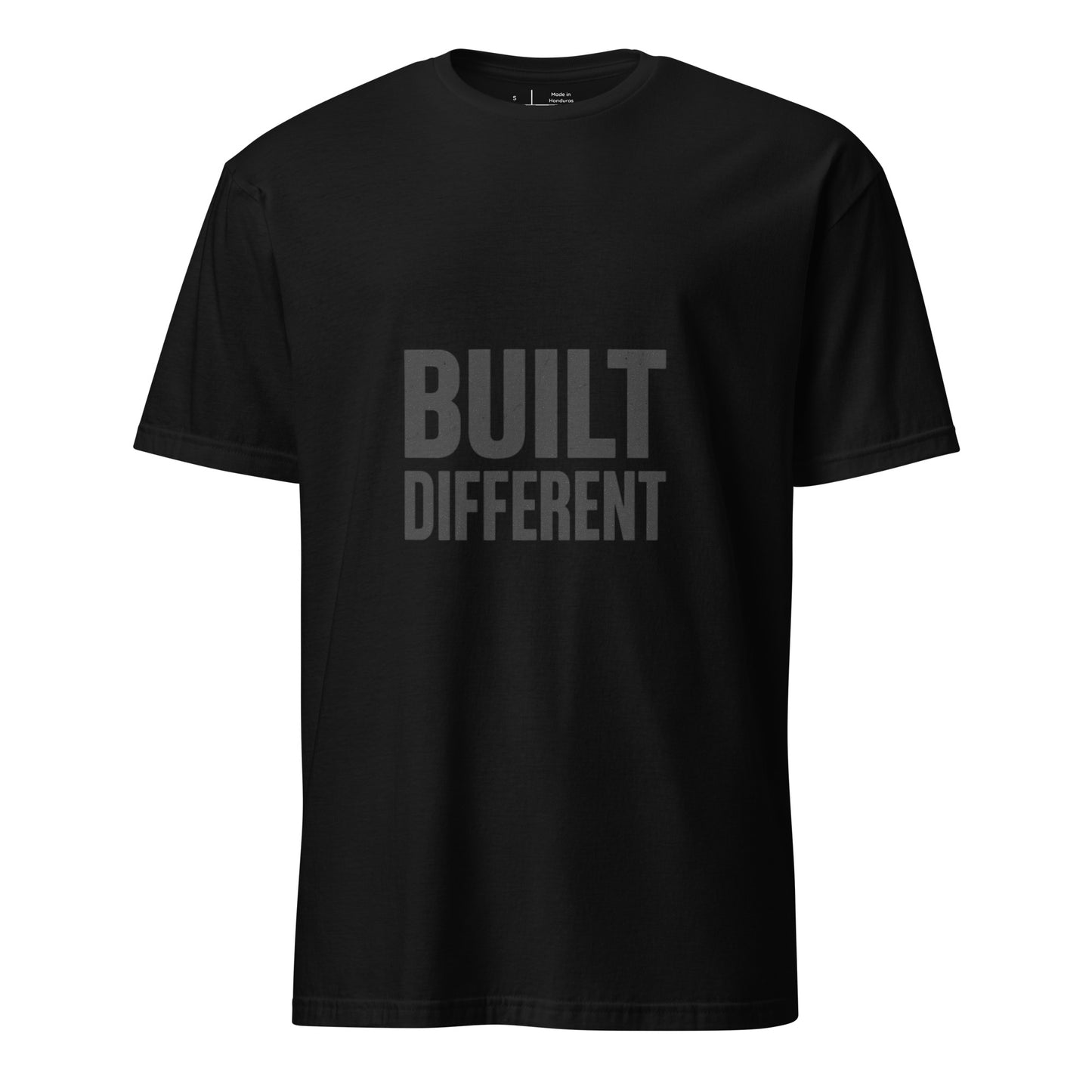 Built Different - Standout Statement - Short-Sleeve T-Shirt - Graphic Tee - Black - Front
