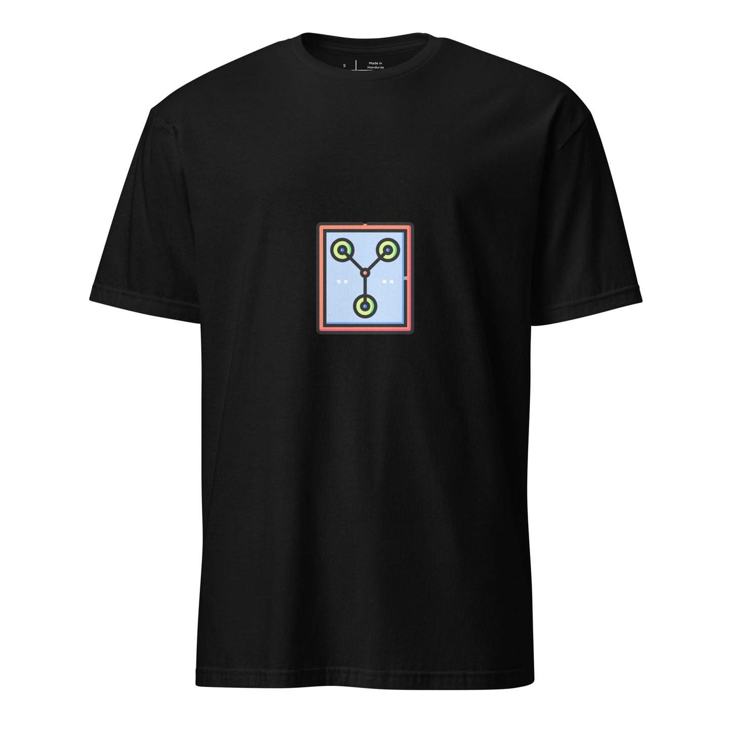 Flux - Great Scott! - Short-Sleeve Unisex T-Shirt - Graphic Tee - Black - Front