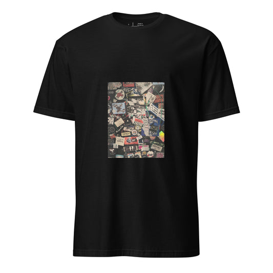 Graffiti - Street Art - Short-Sleeve Unisex T-Shirt - Graphic Tee - Black - Front
