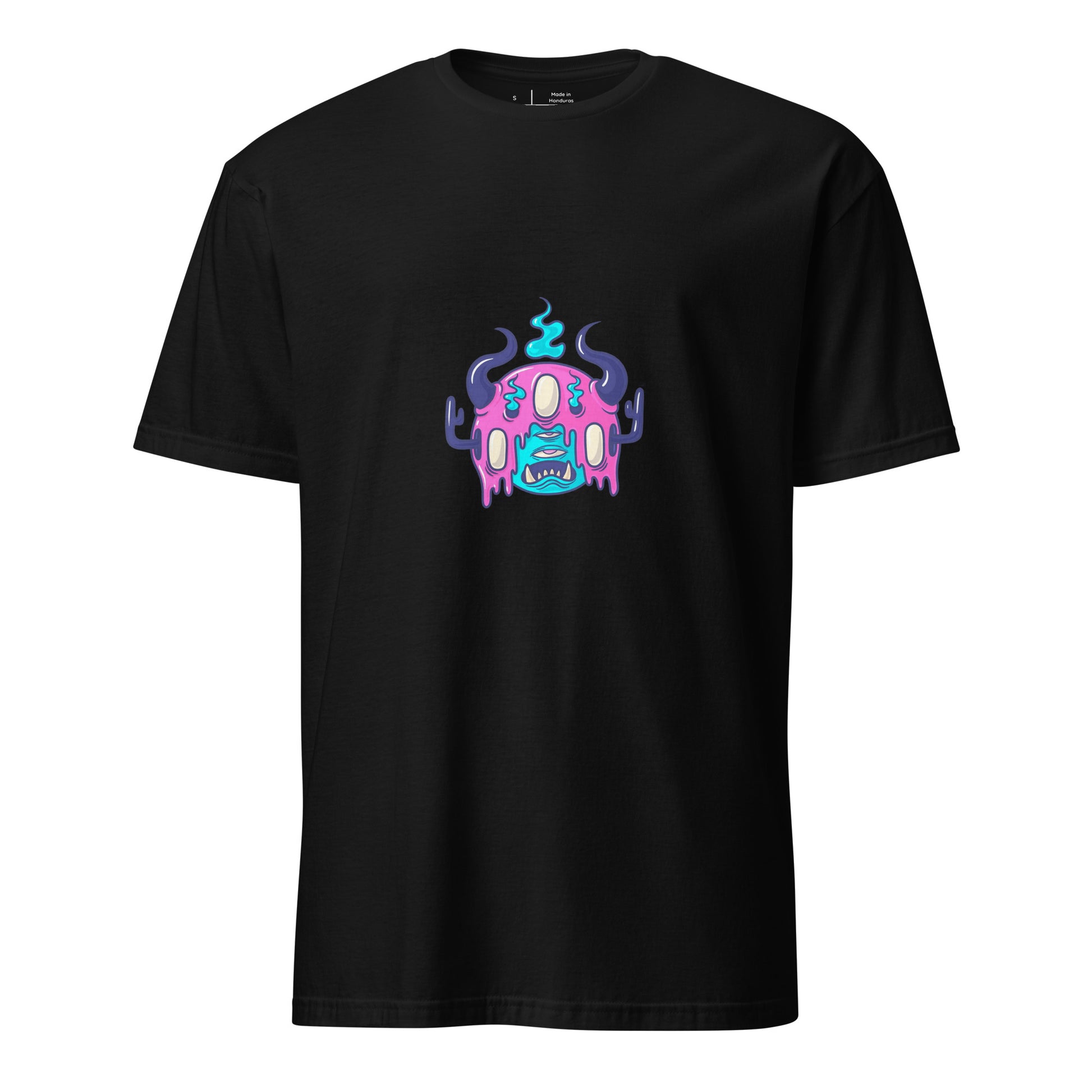 Monsta 3 - Urban Monsta Collection - Short-Sleeve Unisex T-Shirt - Graphic Tee - Black - Front