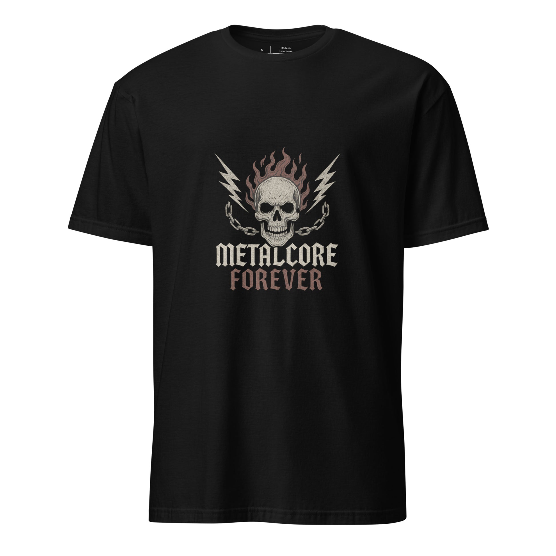 Metal Core Forever – Heavy Metal - Short-Sleeve Unisex T-Shirt - Graphic Tee - Black - Front