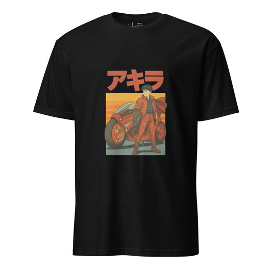 Neo-Tokyo Awaits – Retro Manga - Short-Sleeve Unisex T-Shirt - Graphic Tee - Black - Front