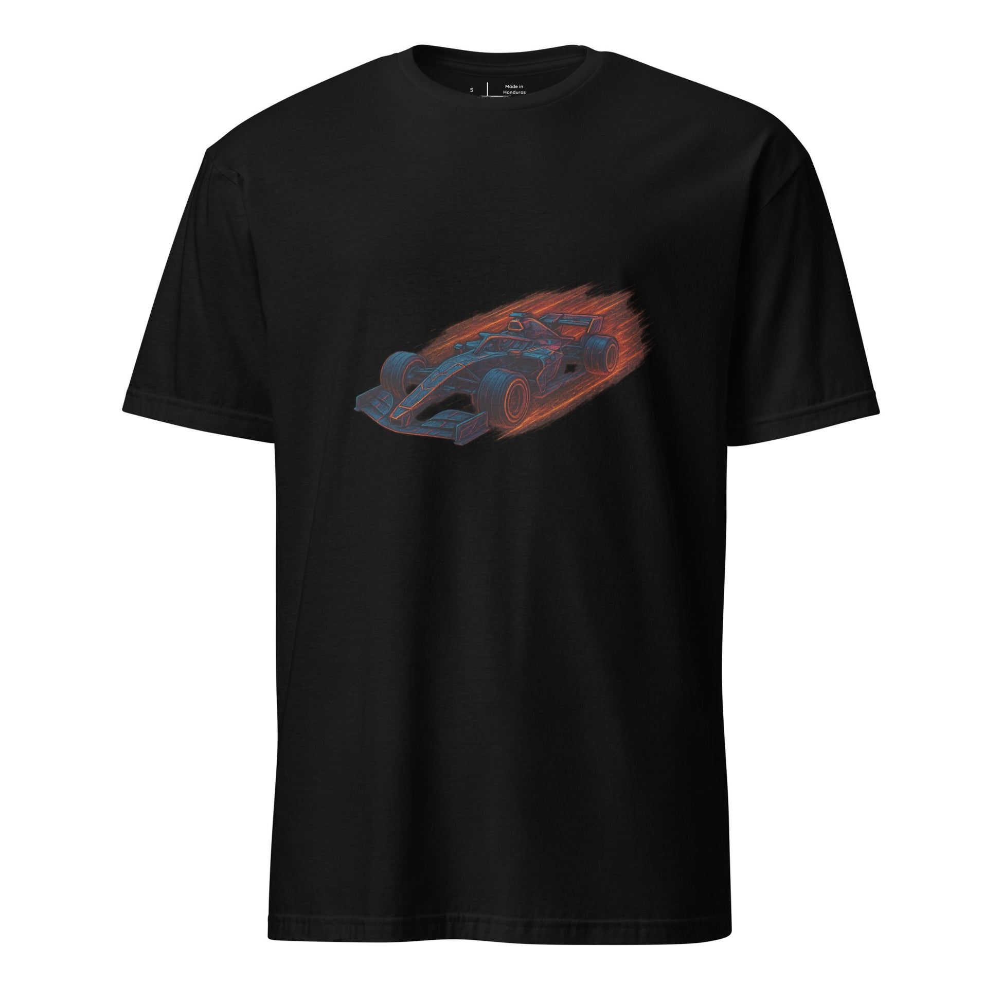 Cyber Formula Racer – The Future Of Speed - Short-Sleeve Unisex T-Shirt - Graphic Tee - Black - Front