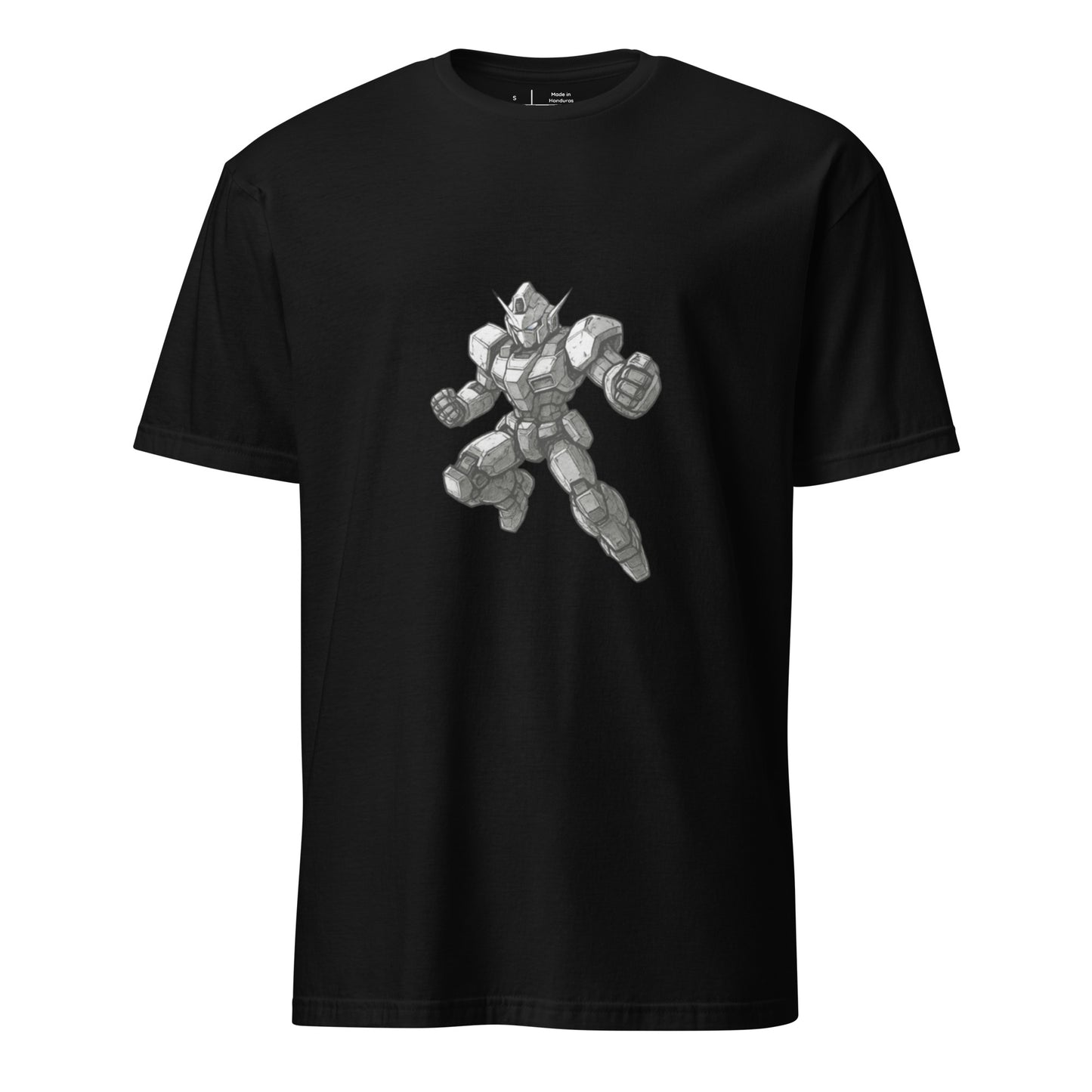 Rocket Strike Unit-01 - Mecha Warrior - Short-Sleeve Unisex T-Shirt - Graphic Tee - Black - Front