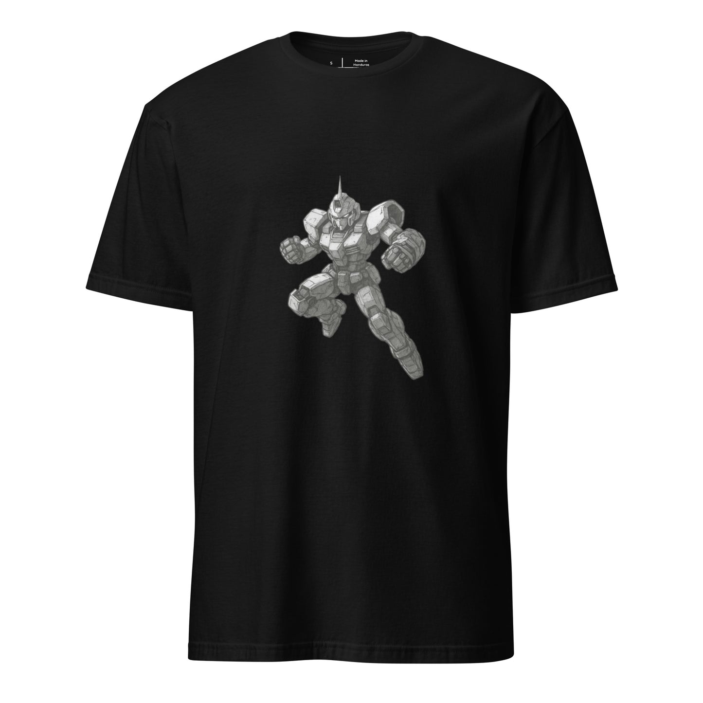 Vanguard Unit-09 - Mecha Warrior - Short-Sleeve Unisex T-Shirt - Graphic Tee - Black - Front