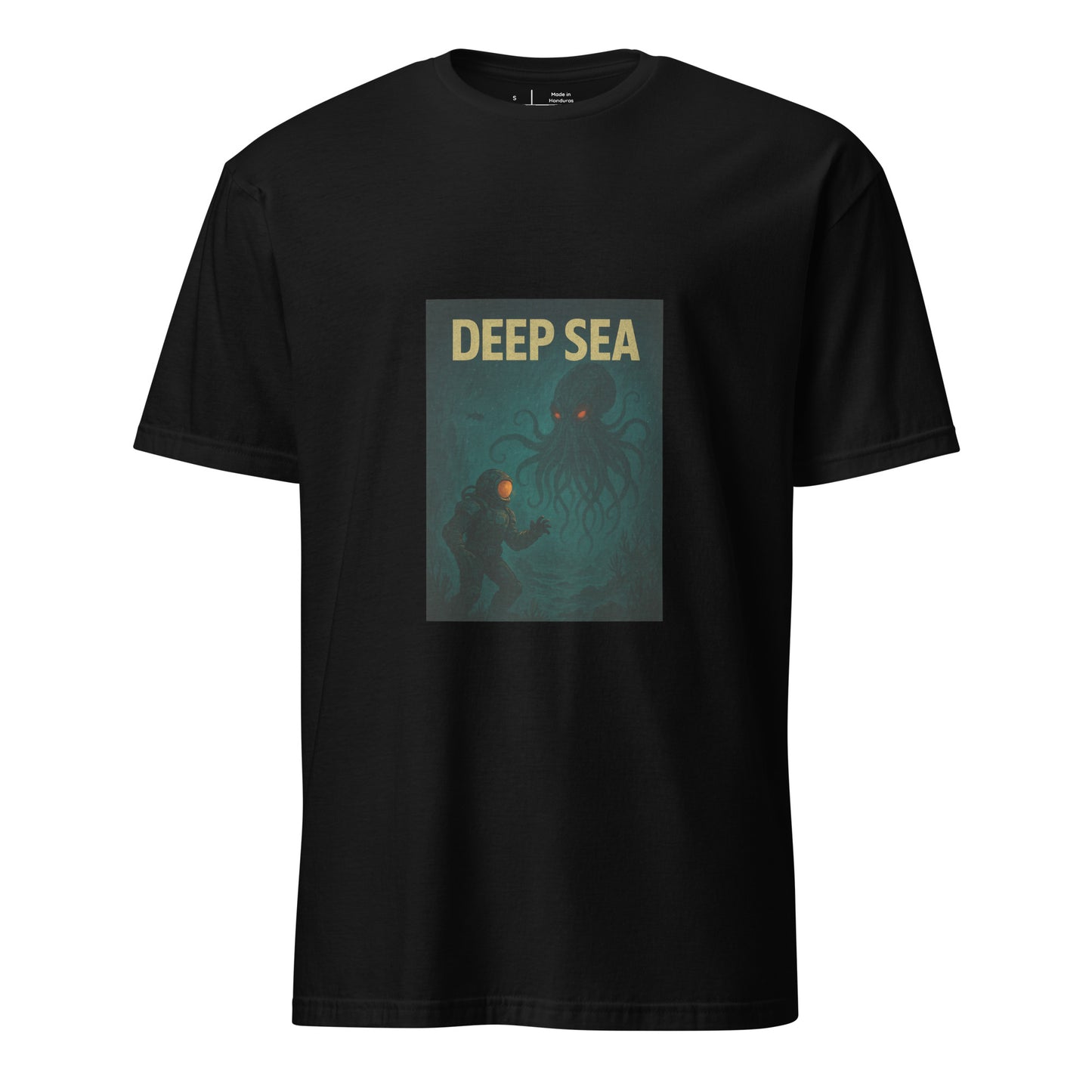 Deep Sea - Oceanic Mystery - Short-Sleeve Unisex T-Shirt - Graphic Tee - Black - Front