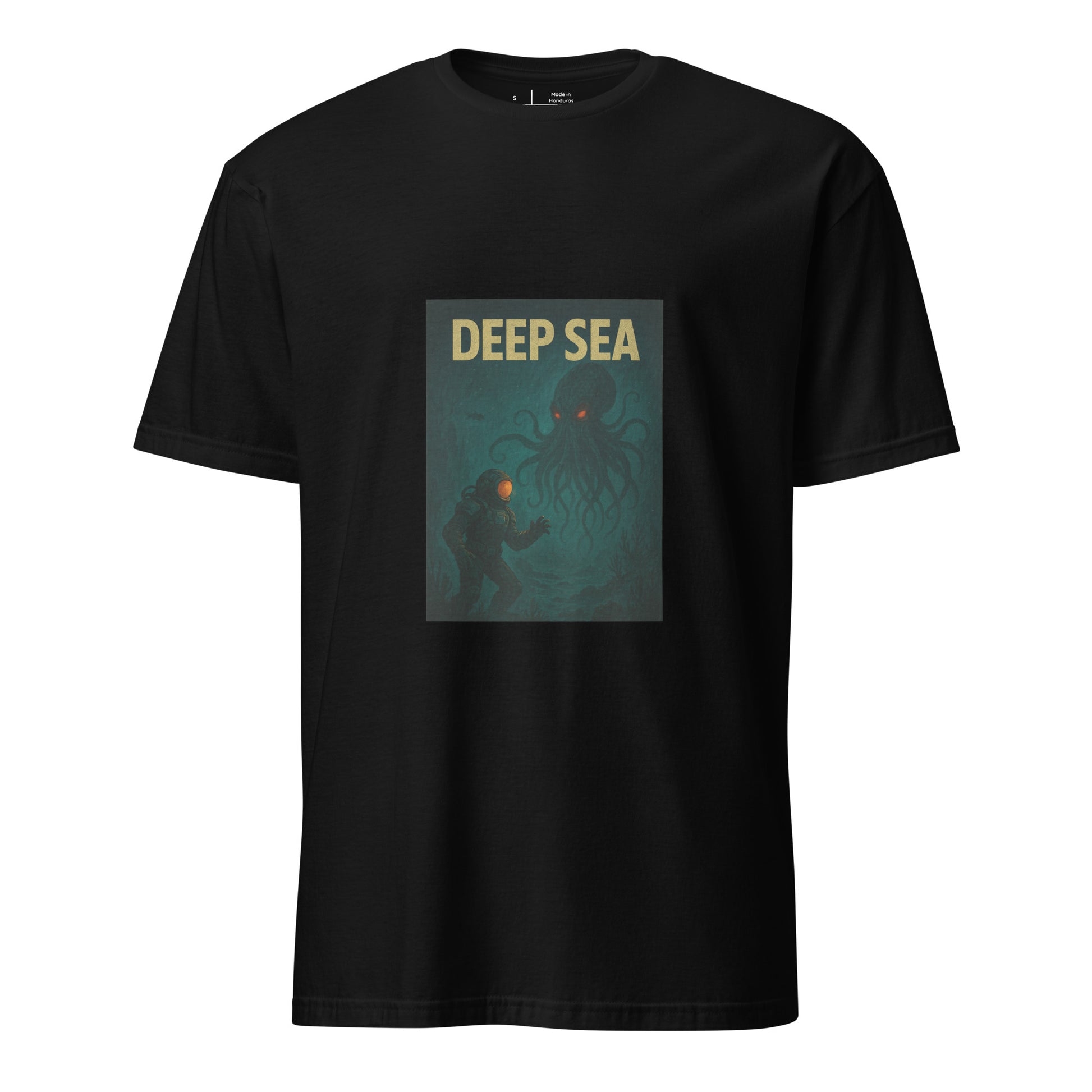 Deep Sea - Oceanic Mystery - Short-Sleeve Unisex T-Shirt - Graphic Tee - Black - Front