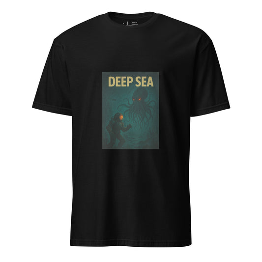 Deep Sea - Oceanic Mystery - Short-Sleeve Unisex T-Shirt - Graphic Tee - Black - Front