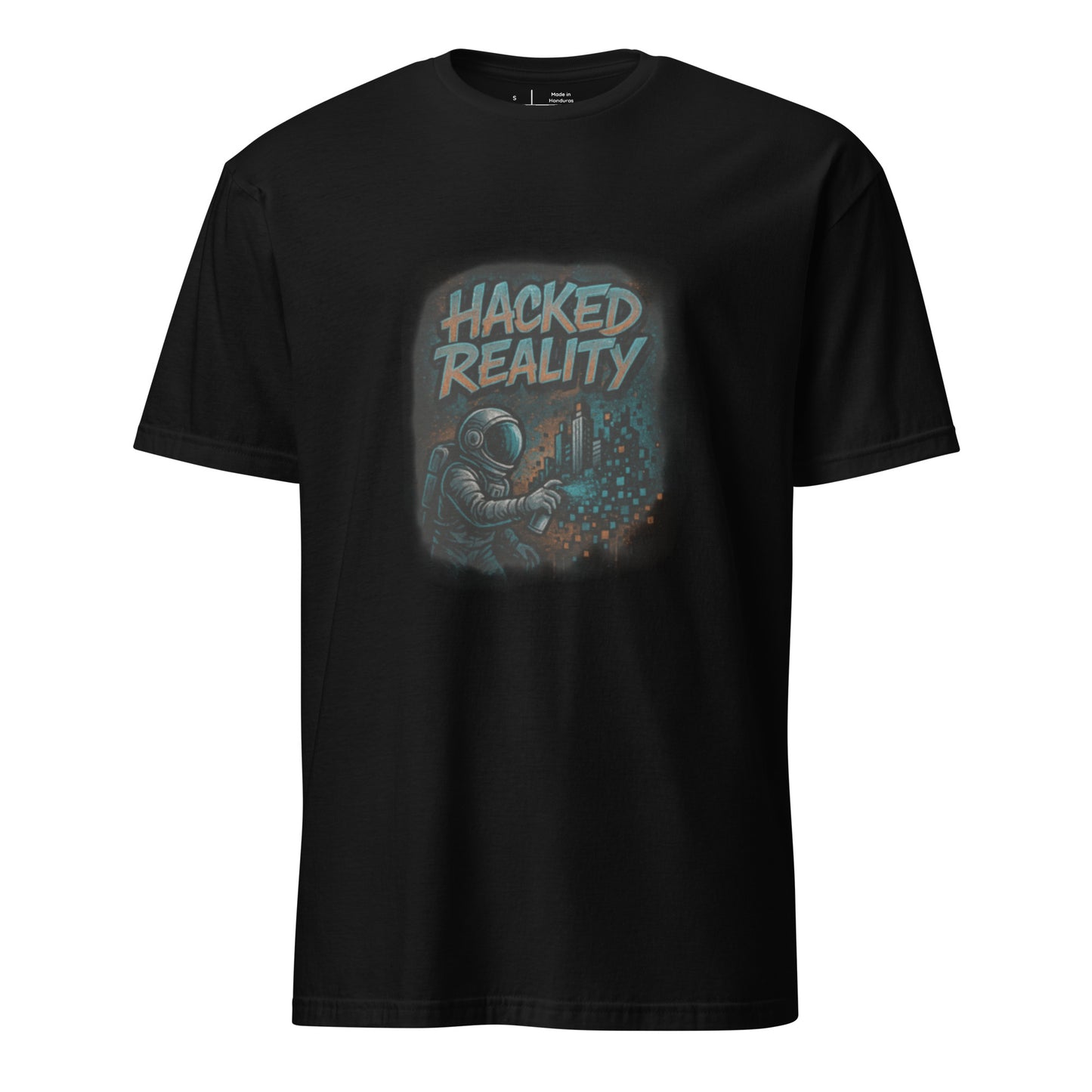 Hacked Reality - Creative Resistance - Short-Sleeve Unisex T-Shirt - Graphic Tee - Black - Front