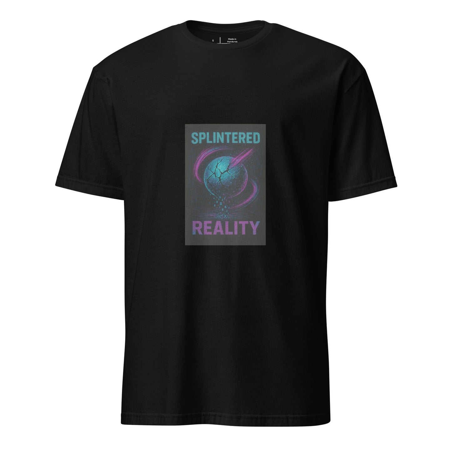 Splintered Reality - Cosmic Chaos - Short-Sleeve Unisex T-Shirt - Graphic Tee - Black - Front