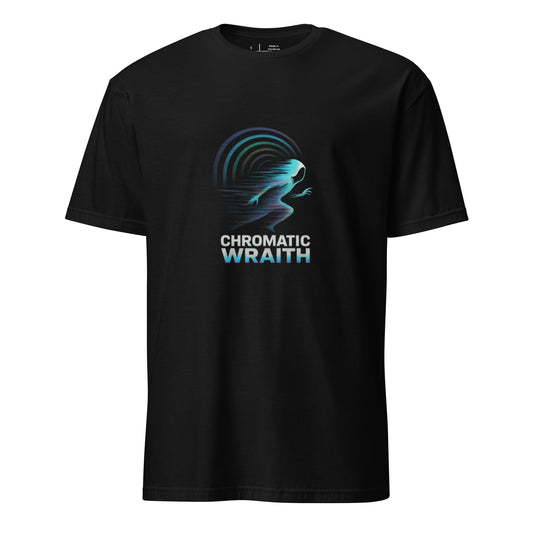 Chromatic Wraith - Spectral Motion - Short-Sleeve Unisex T-Shirt - Graphic Tee - Black - Front