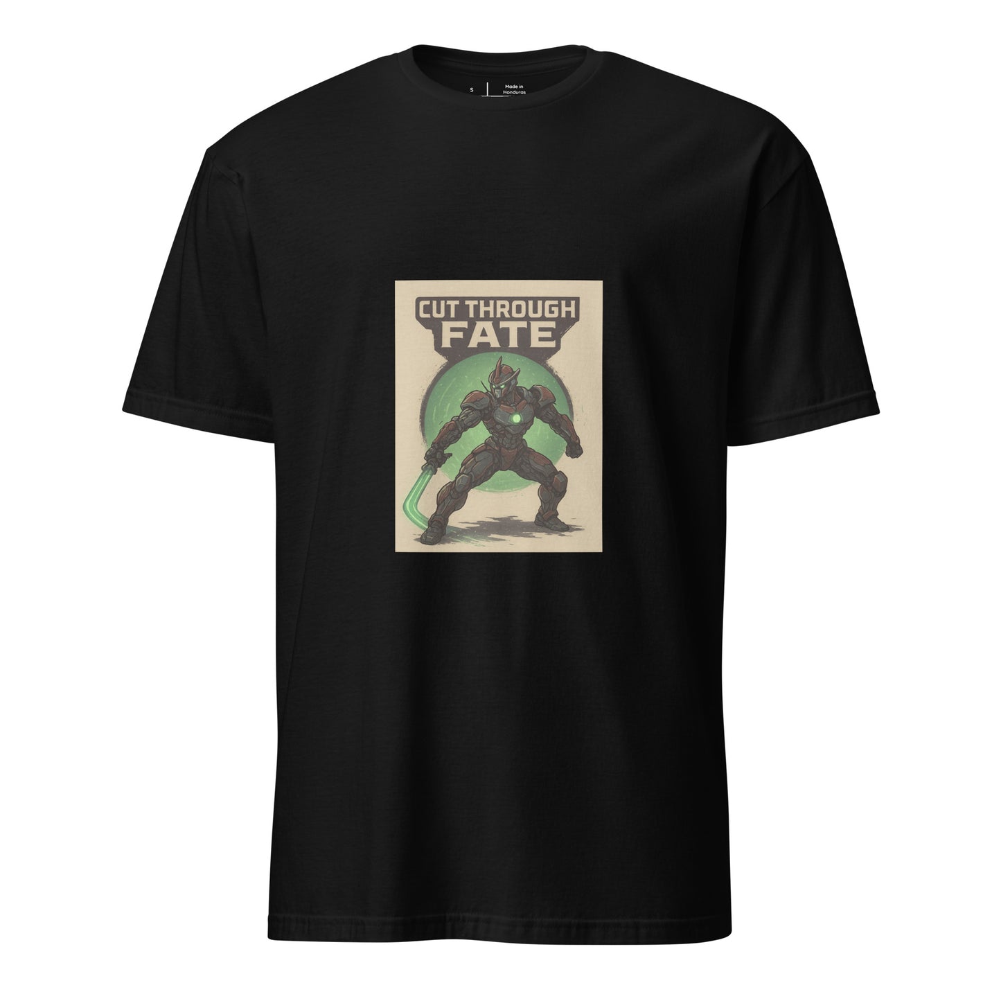 BioShock Ronin - Boosted Warrior - Short-Sleeve Unisex T-Shirt - Graphic Tee - Black - Front